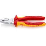 Knipex 02 06 200. Power combination pliers, chrome-plated, insulated 200 mm