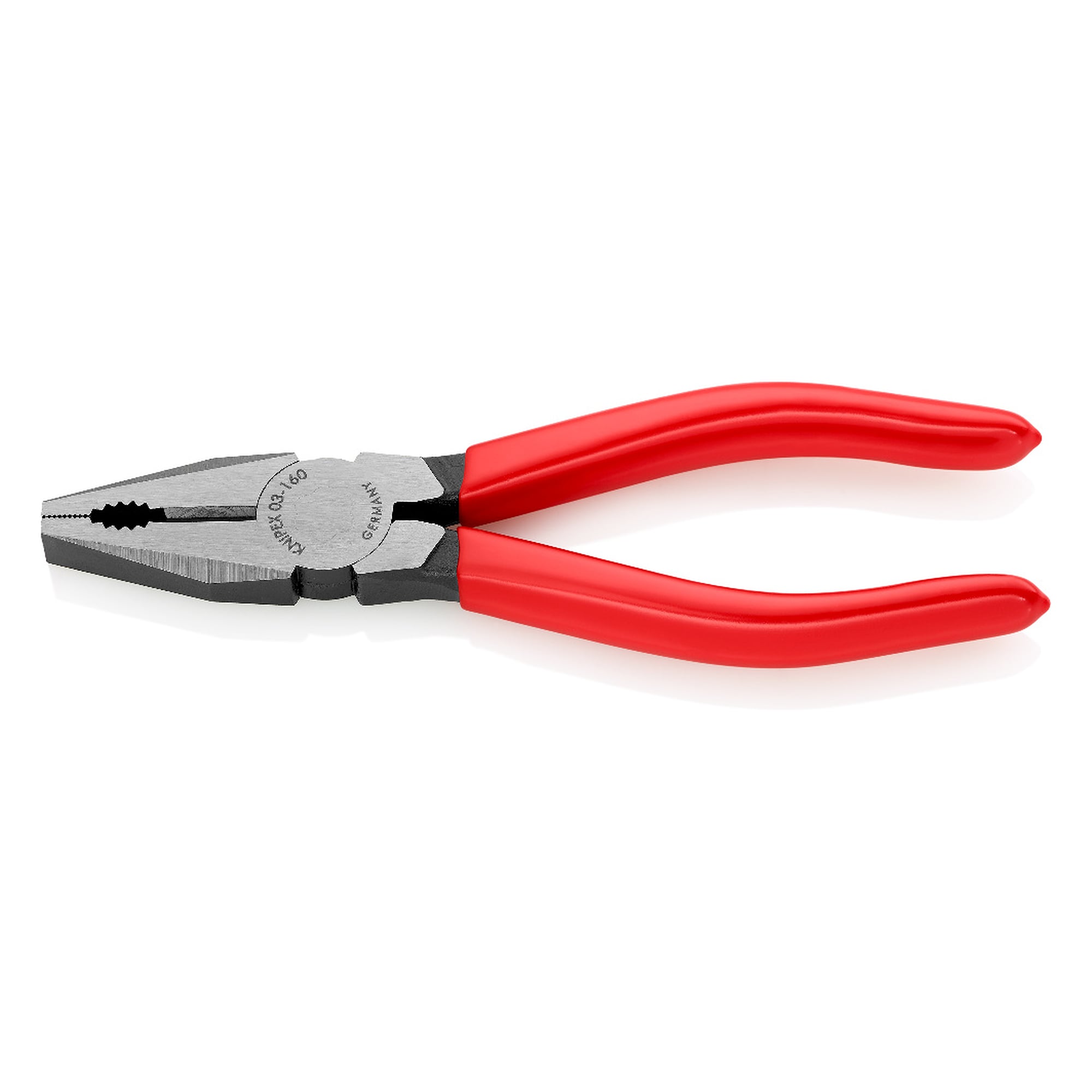 Combination pliers, black atramentised, cutting edges 60 HRC, 160 mm