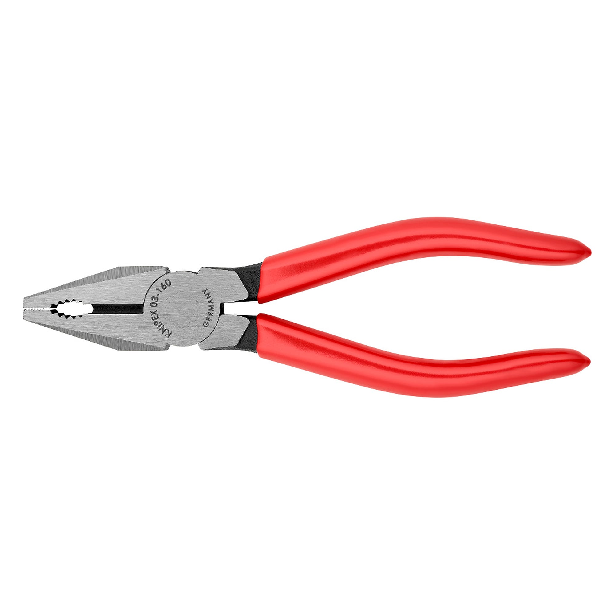 Combination pliers, black atramentised, cutting edges 60 HRC, 160 mm