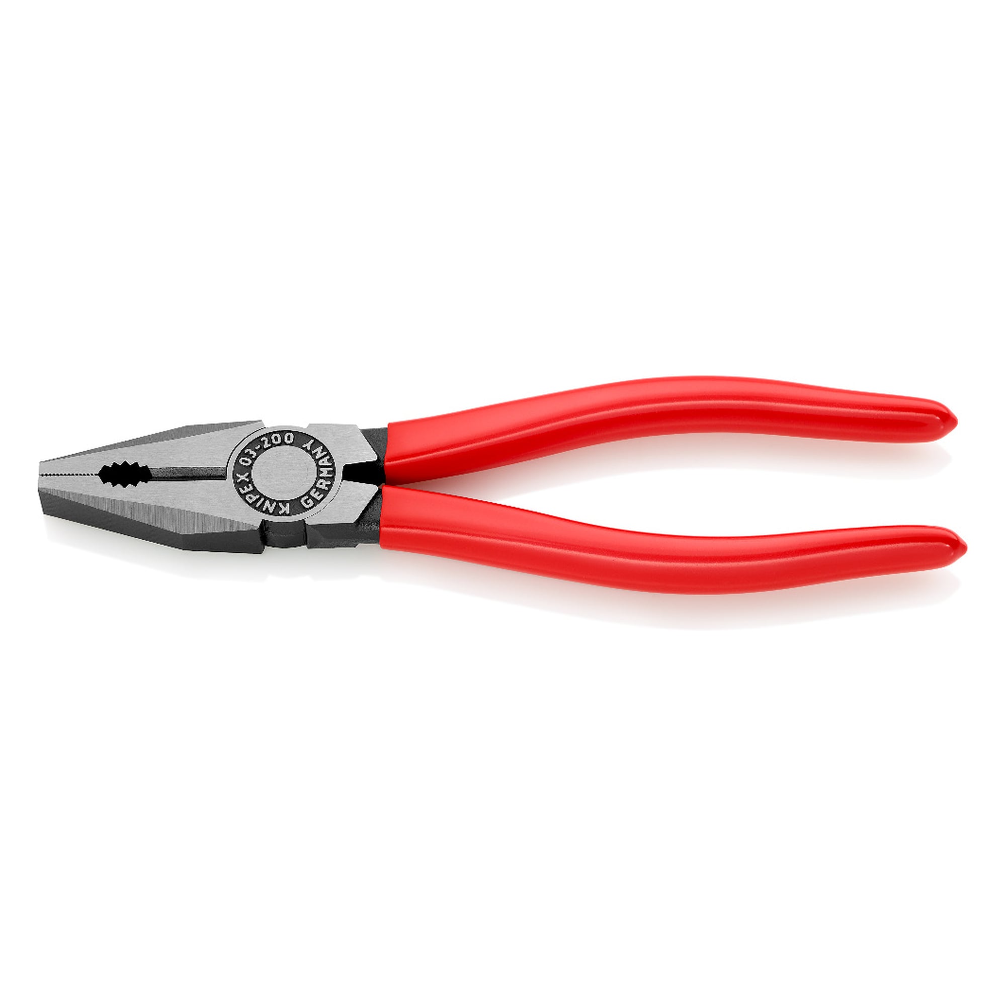Combination pliers, black atramentised, cutting edges 60 HRC, 200 mm