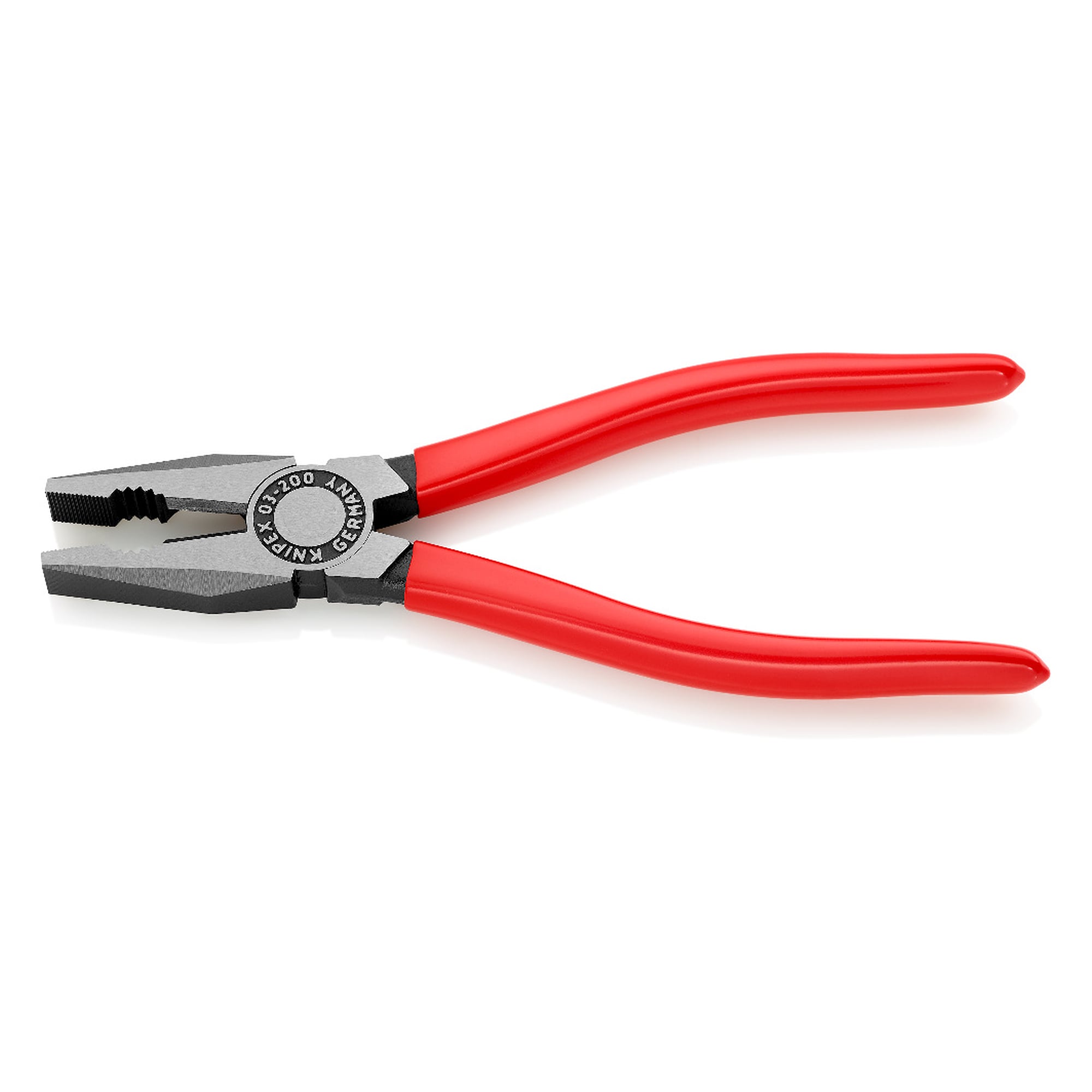 Combination pliers, black atramentised, cutting edges 60 HRC, 200 mm