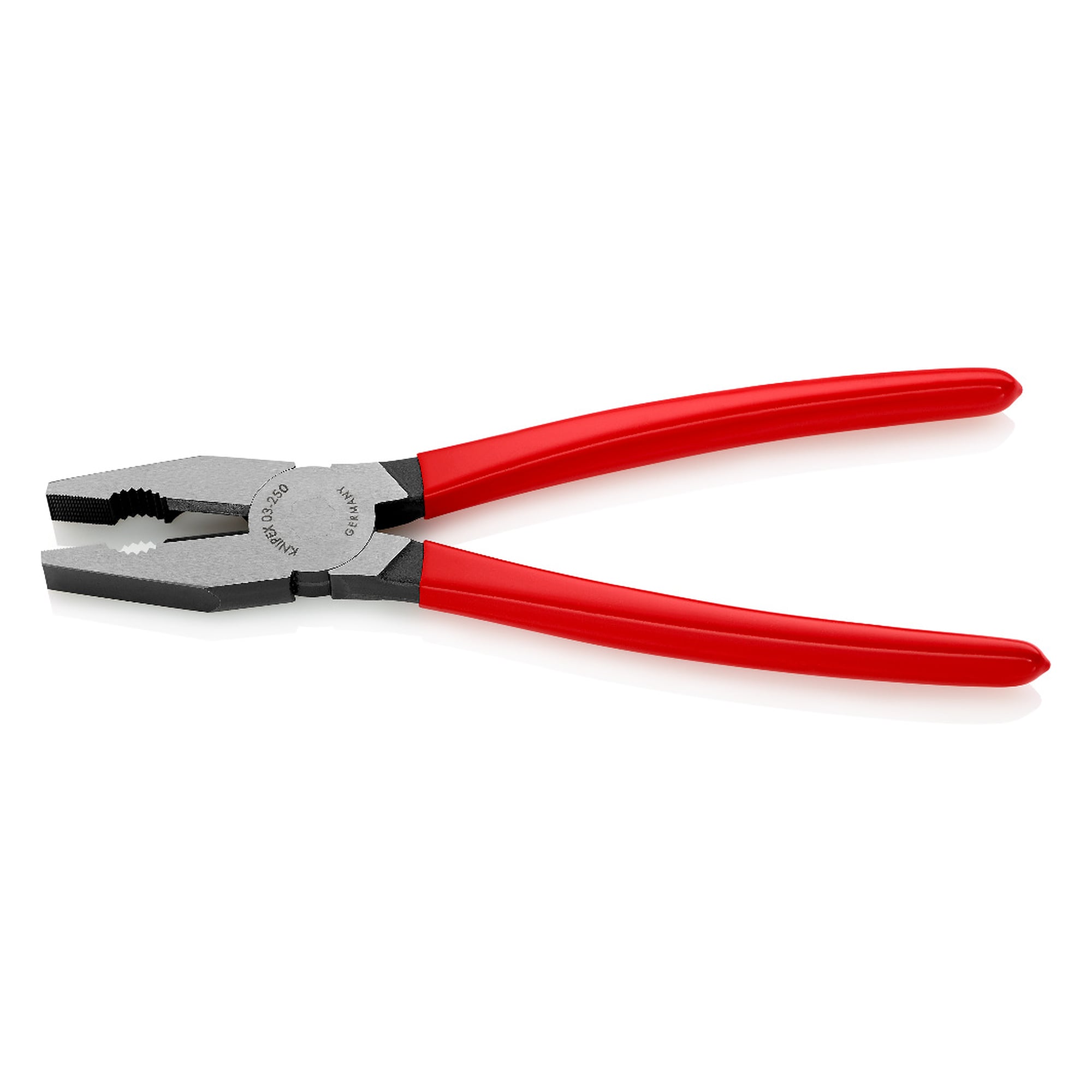 Combination pliers with long cutting edges for Cu cable up to 25 mm², 250 mm