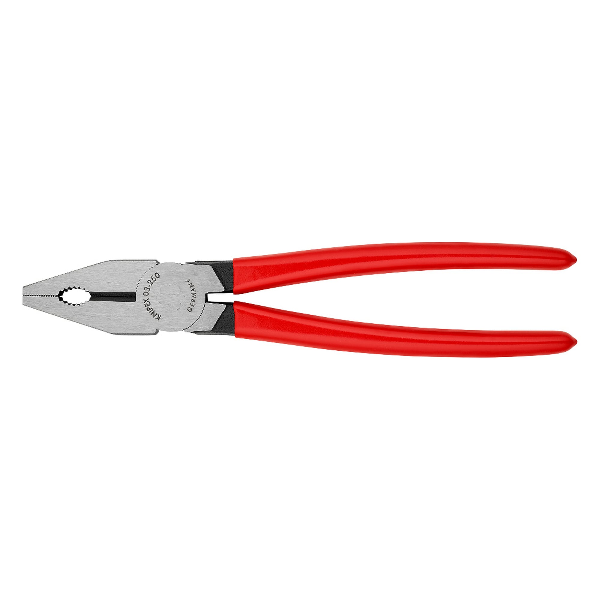 Combination pliers with long cutting edges for Cu cable up to 25 mm², 250 mm