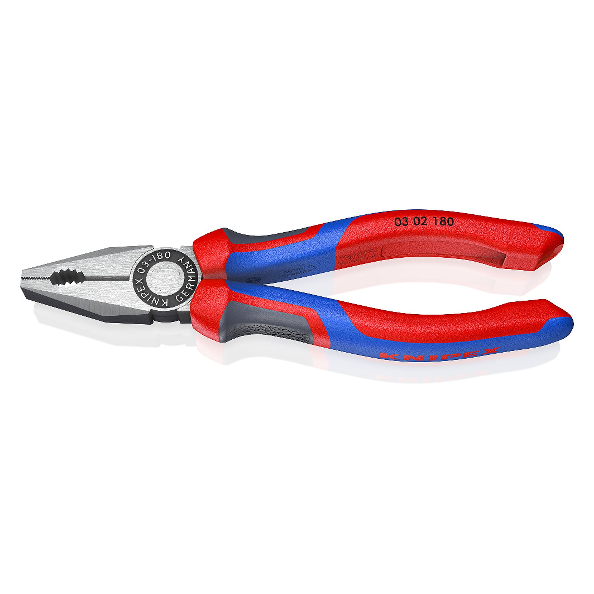 Combination pliers with comfort handles, hard wire up to Ø 2.2 mm, 180 mm