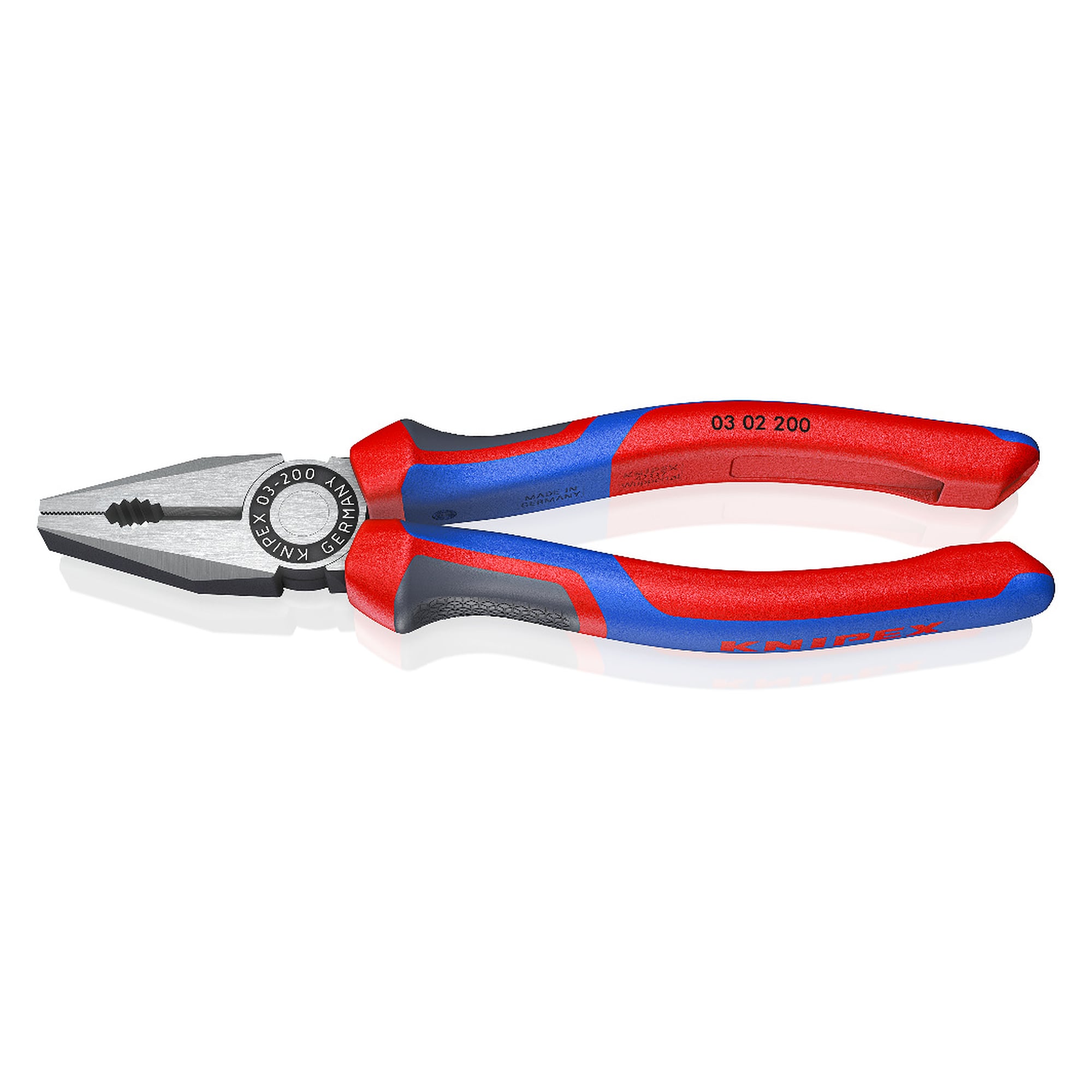 Combination pliers with comfort handles, hard wire up to Ø 2.5 mm, 200 mm