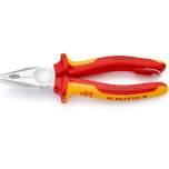 Knipex 03 06 180 T. Combination pliers, chrome-plated, insulated, fixing eye, 180 mm