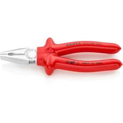Knipex 03 07 200. Combination pliers, chrome-plated, dip-insulated, VDE-tested, 200 mm