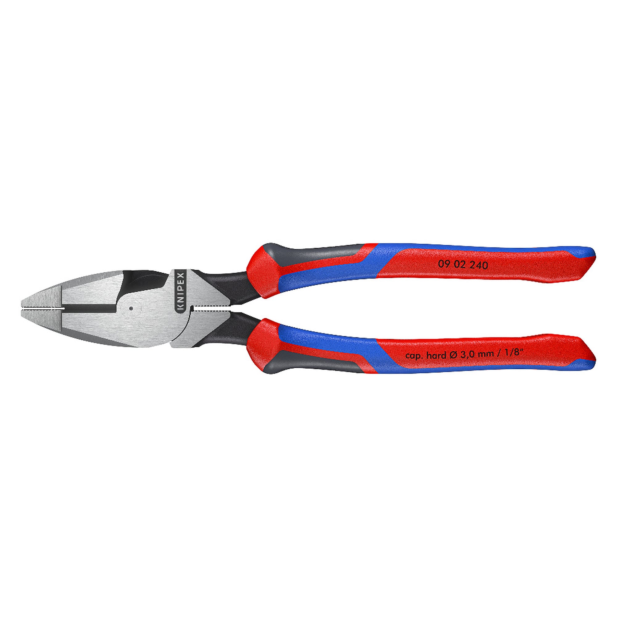 Lineman's pliers with comfort handles, American model, 240 mm