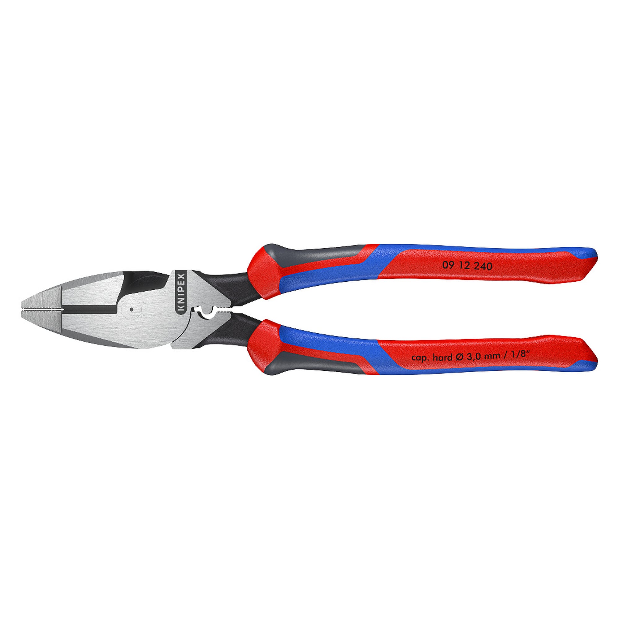 Kraft-Kombizange Lineman's Pliers, amerikanisches Modell, harter Draht bis Ø 3,0 mm, 240 mm