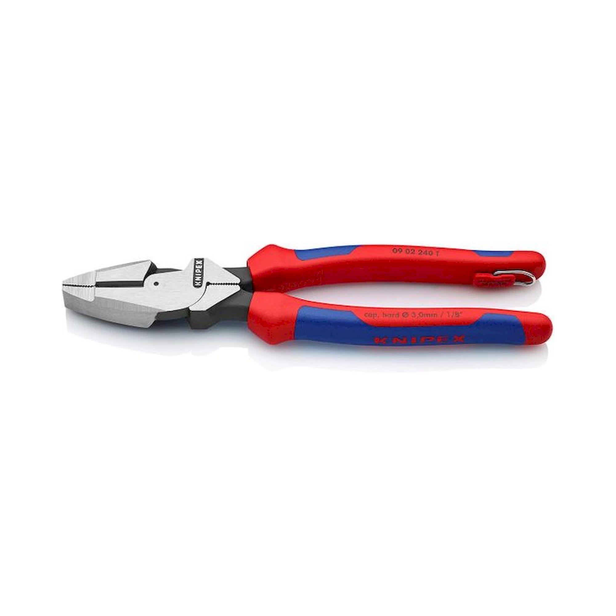Knipex 09 02 240 T. Pince combinée puissante "Lineman's Pliers" modèle américain, atramentée noir