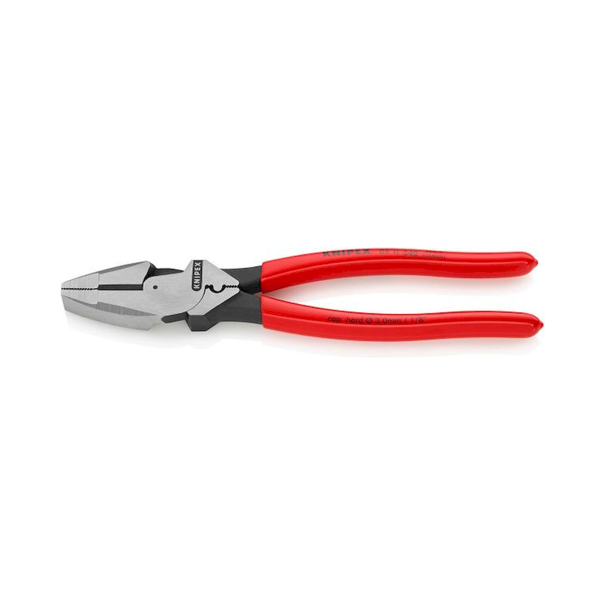 Knipex 09 11 240. "Lineman's Pliers" high-strength combination pliers, American model, black atramentized, 240 mm