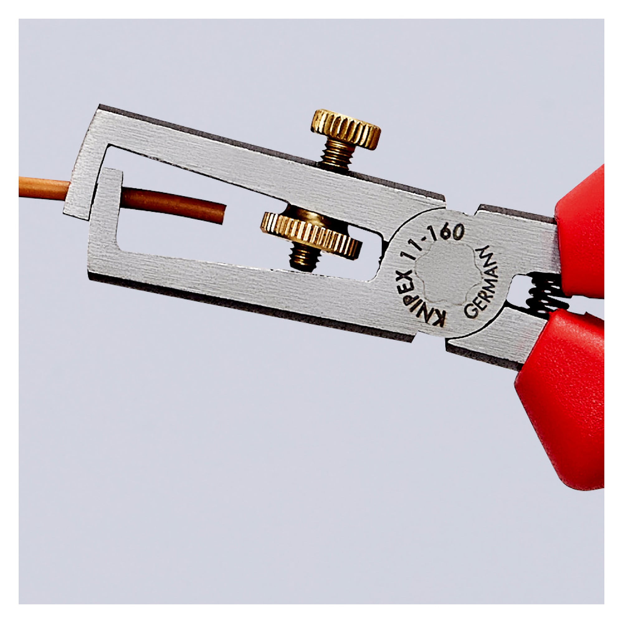 Insulation stripper, universal, with opening spring, up to 10 mm², 160 mm