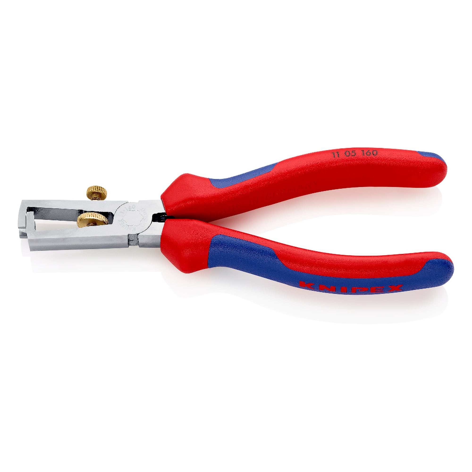Abisolierzange universal mit Öffnungsfeder für Leiter bis Ø 5 mm oder 10 mm², 160 mm