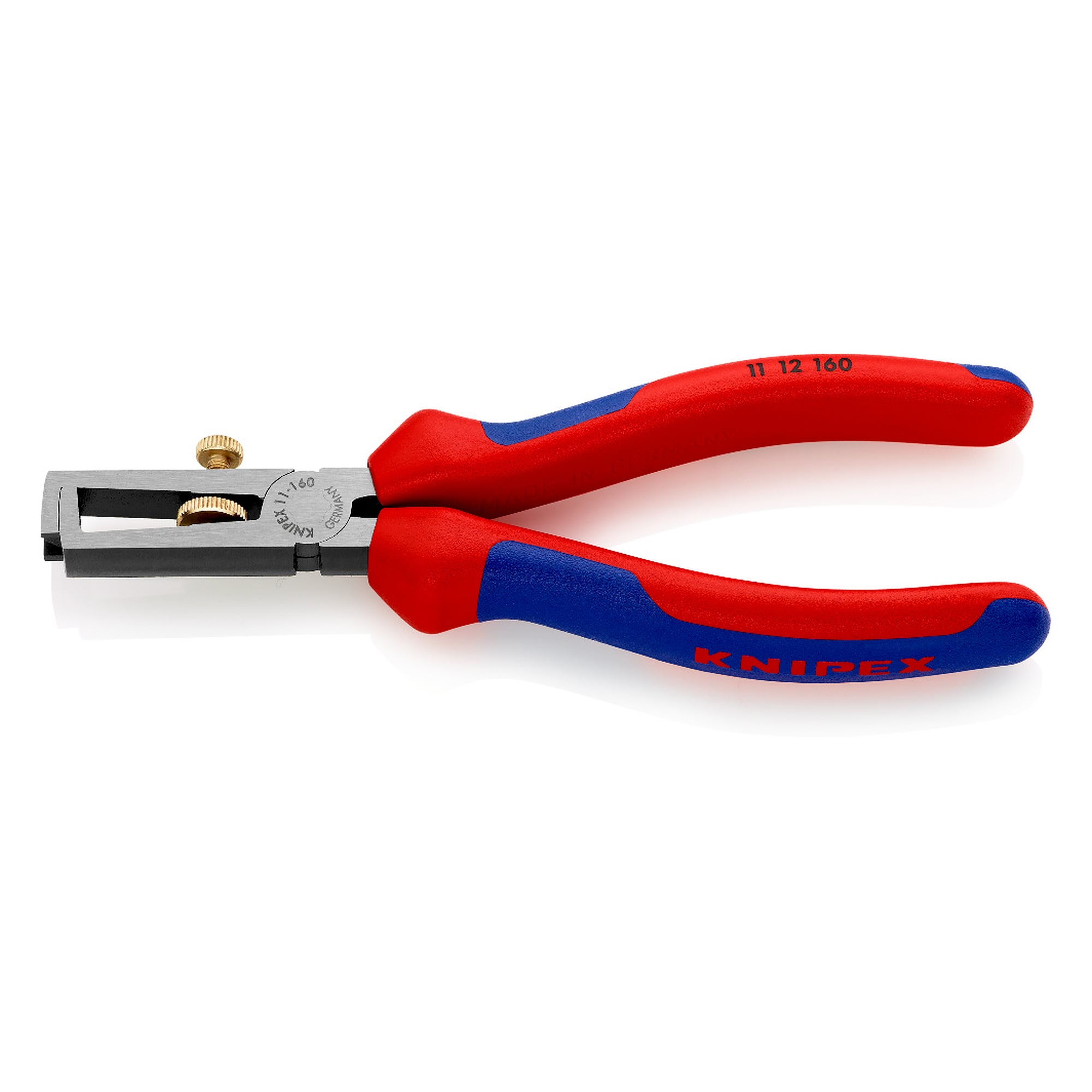 Universal insulation stripper for up to 10 mm², adjustable, black atramentized, 160 mm