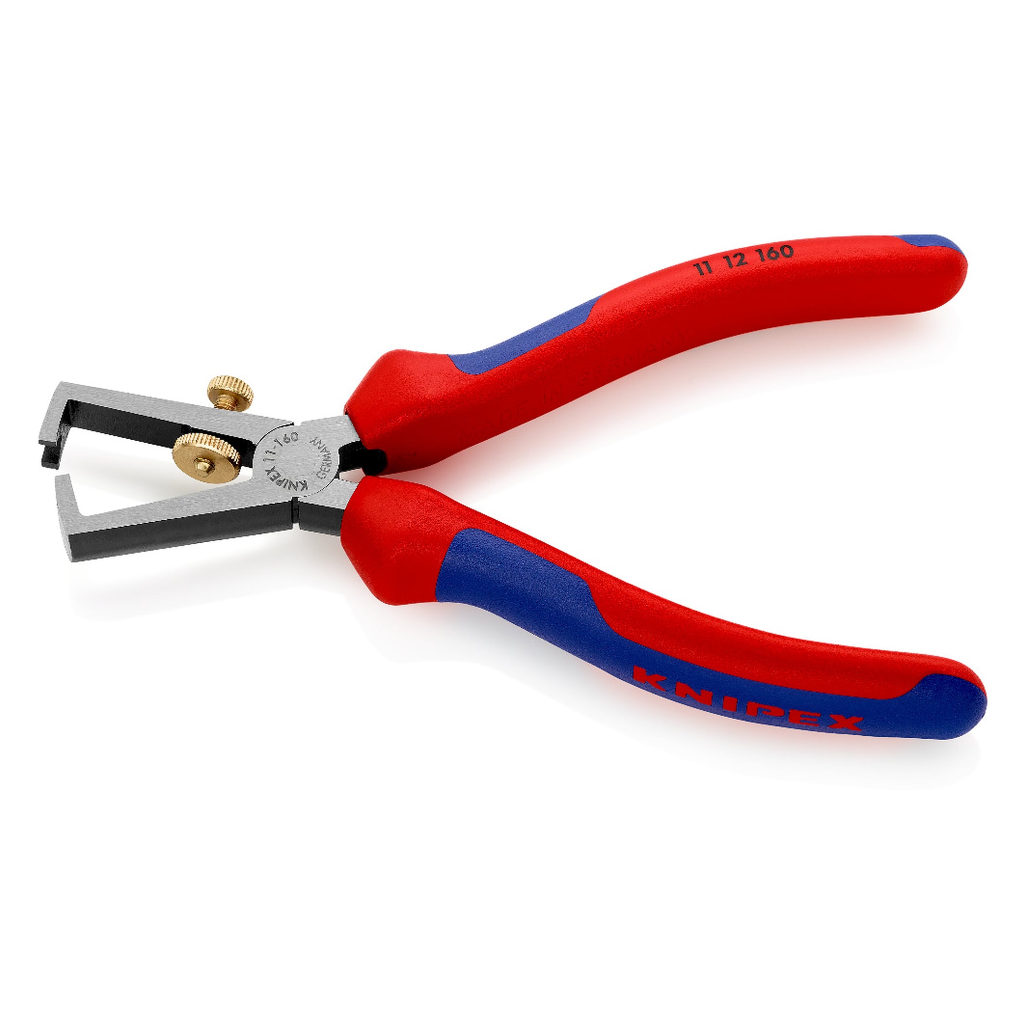 Universal insulation stripper for up to 10 mm², adjustable, black atramentized, 160 mm