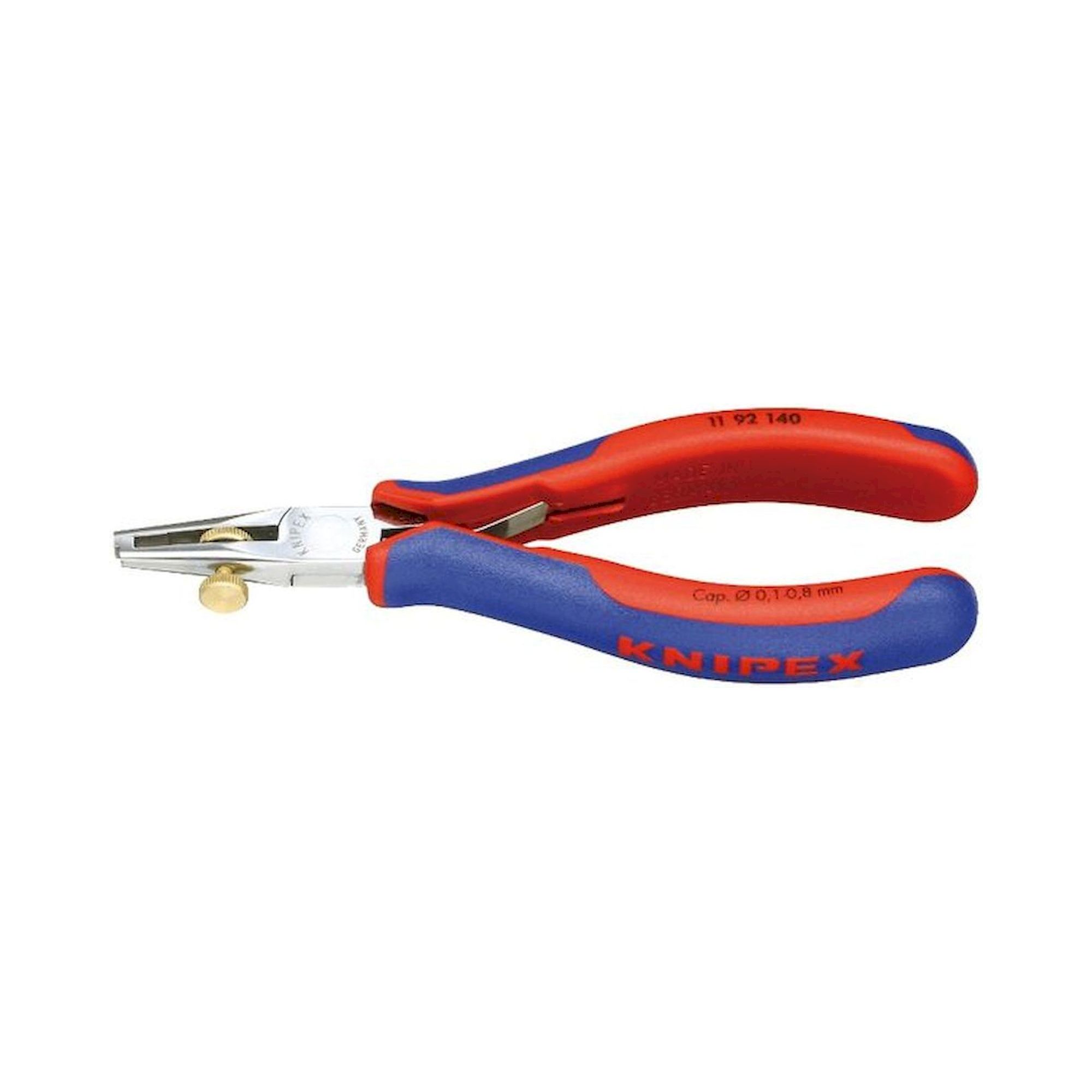 Knipex 11 92 140. Electronics wire  stripper 0.1 - 0.8 mm