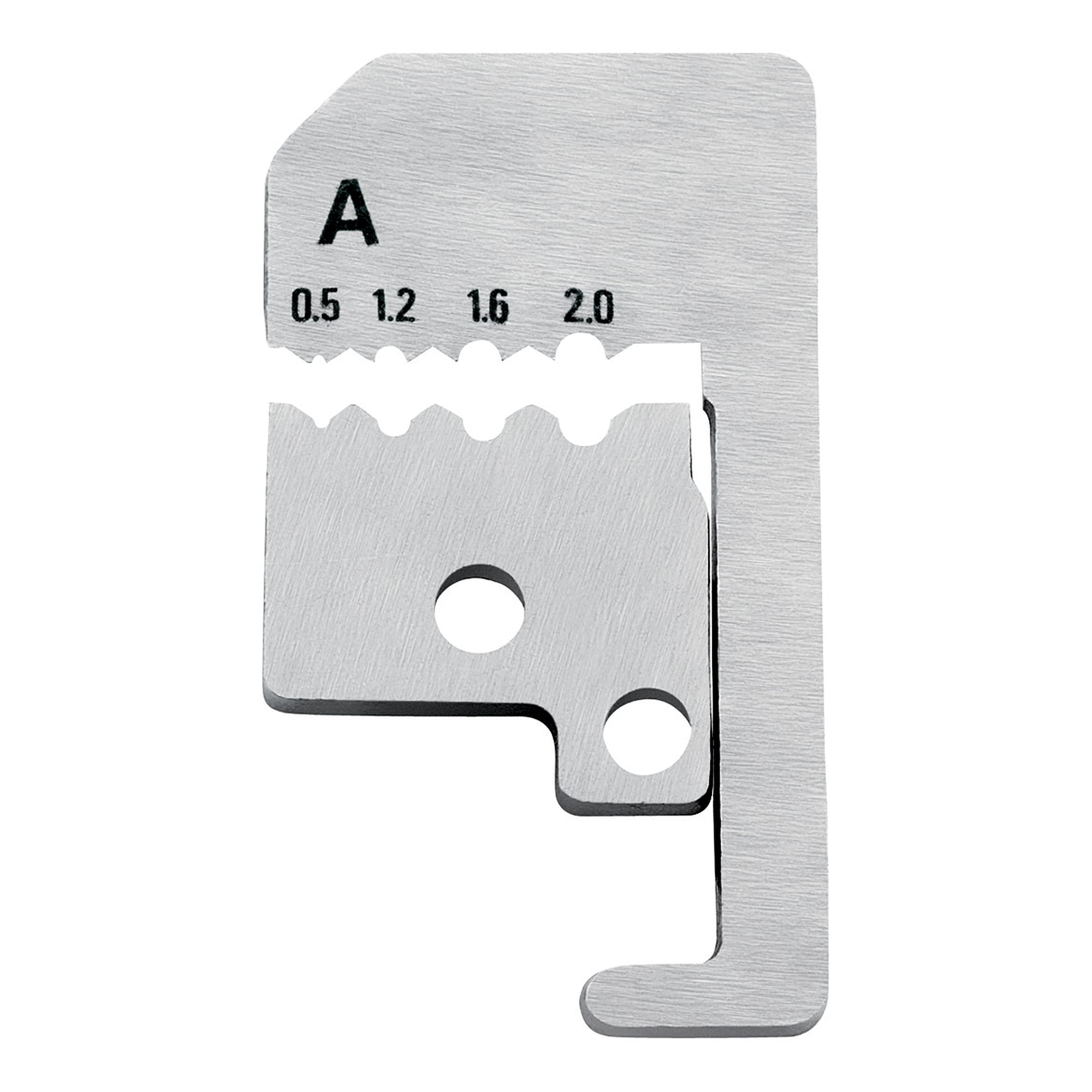 Pair of spare blades for insulation stripper 12 11 180, 25 x 3 mm