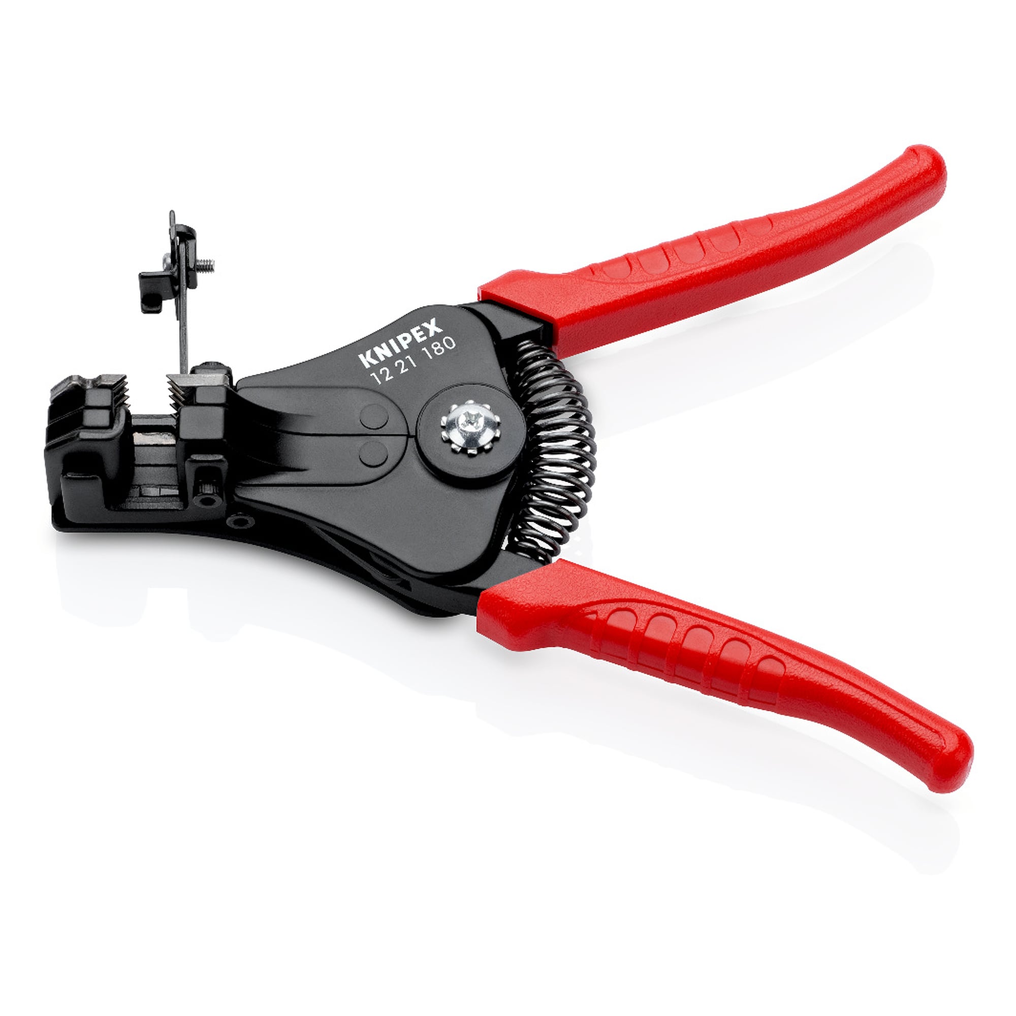Pince à dénuder avec couteaux de forme pour 0,5 à 6,0 mm², butée réglable, 180 mm