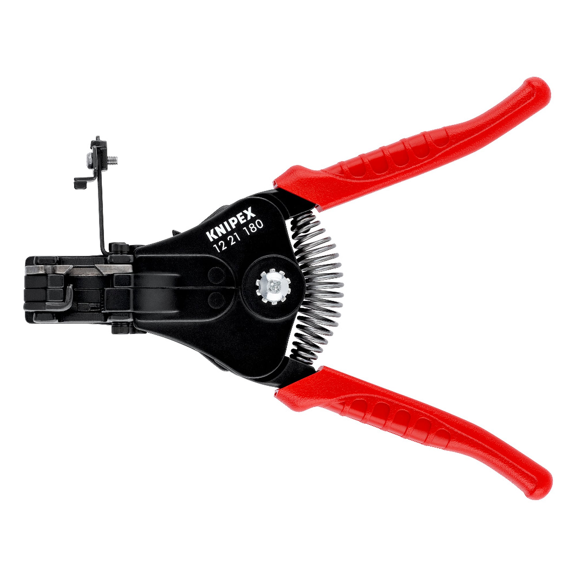 Pince à dénuder avec couteaux de forme pour 0,5 à 6,0 mm², butée réglable, 180 mm