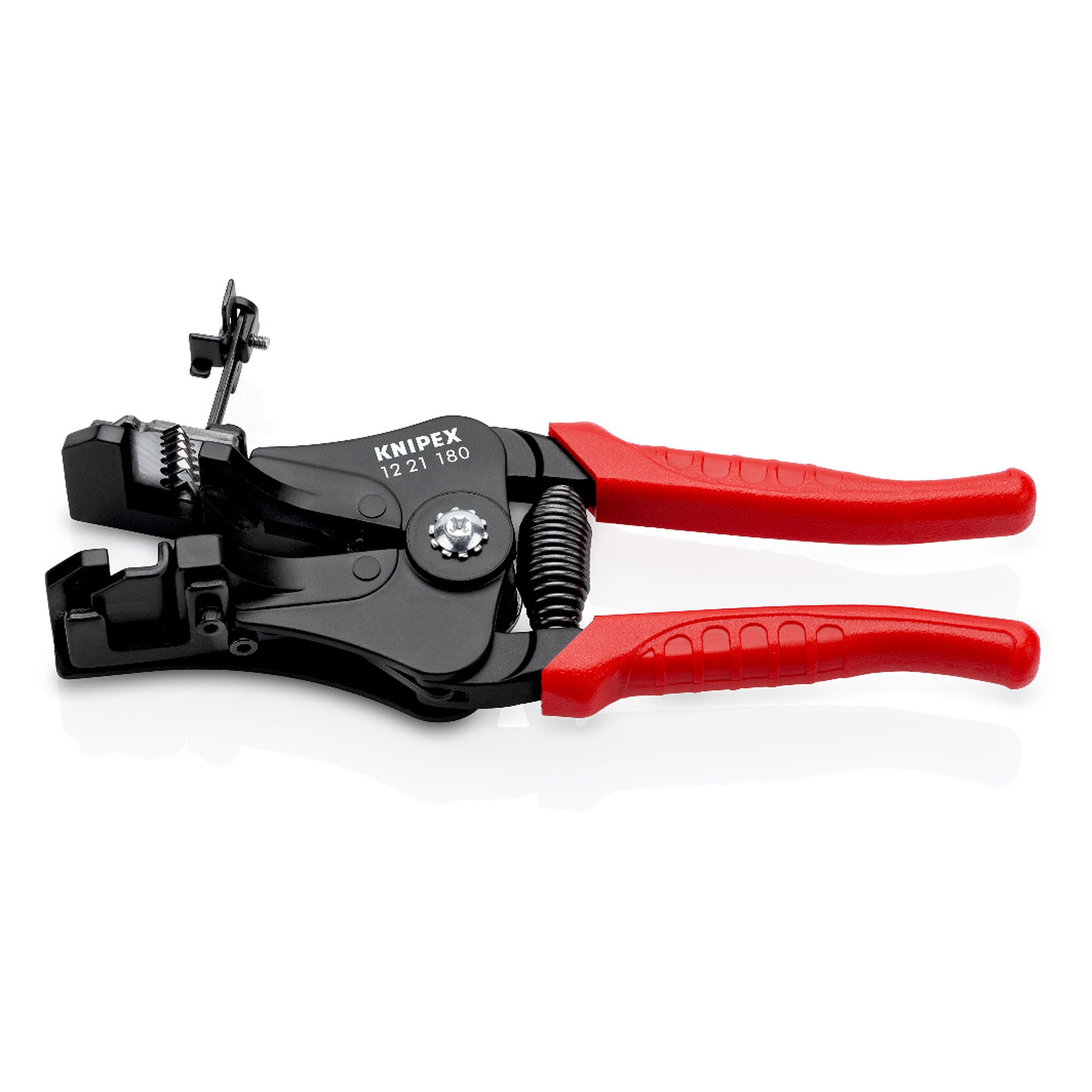 Pince à dénuder avec couteaux de forme pour 0,5 à 6,0 mm², butée réglable, 180 mm