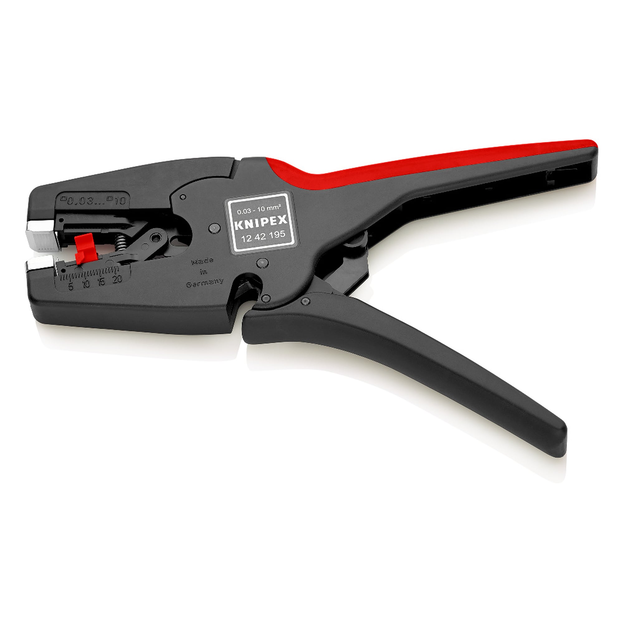Automatic insulation stripper MultiStrip 10 for 0.03 to 10 mm², 195 mm