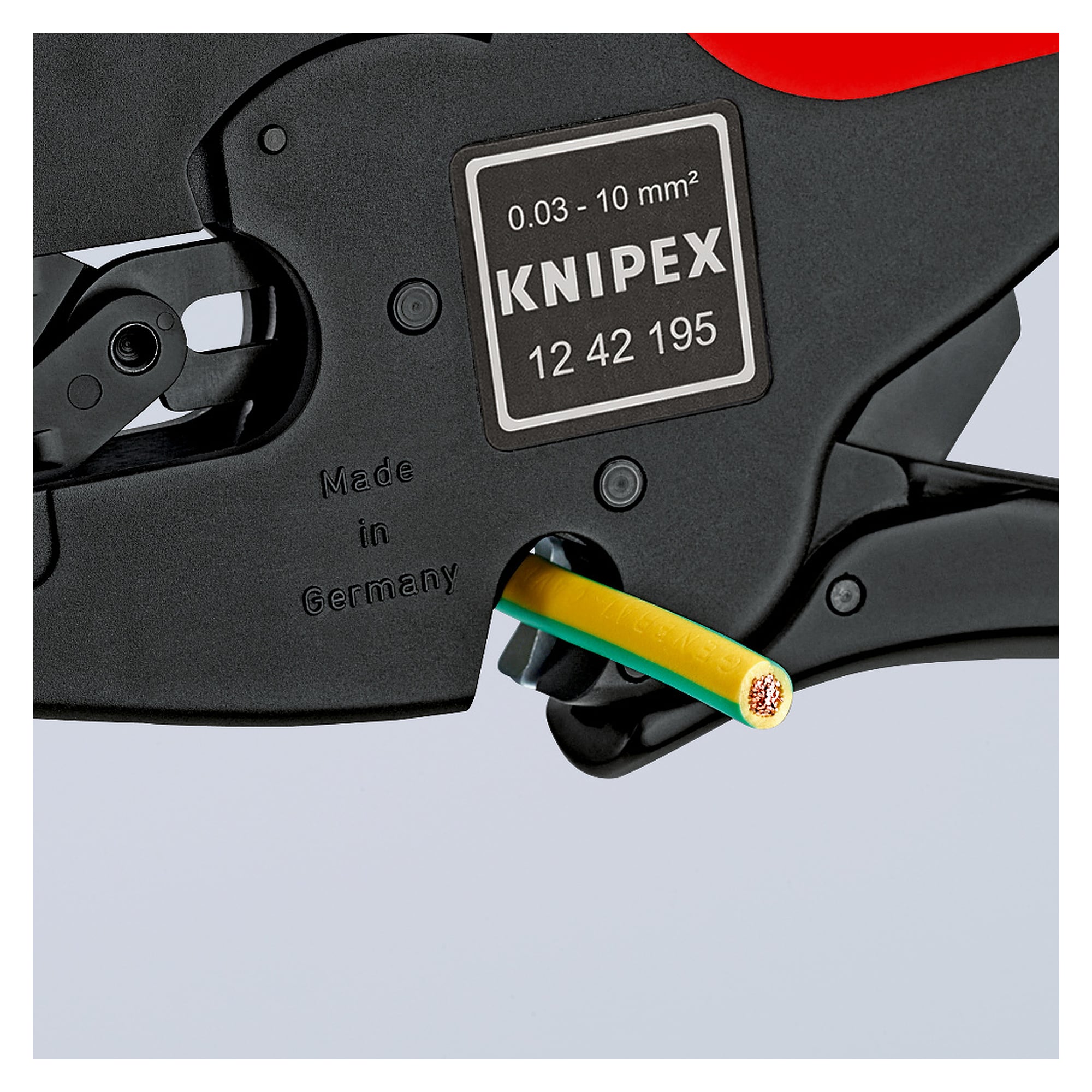 Automatic insulation stripper MultiStrip 10 for 0.03 to 10 mm², 195 mm