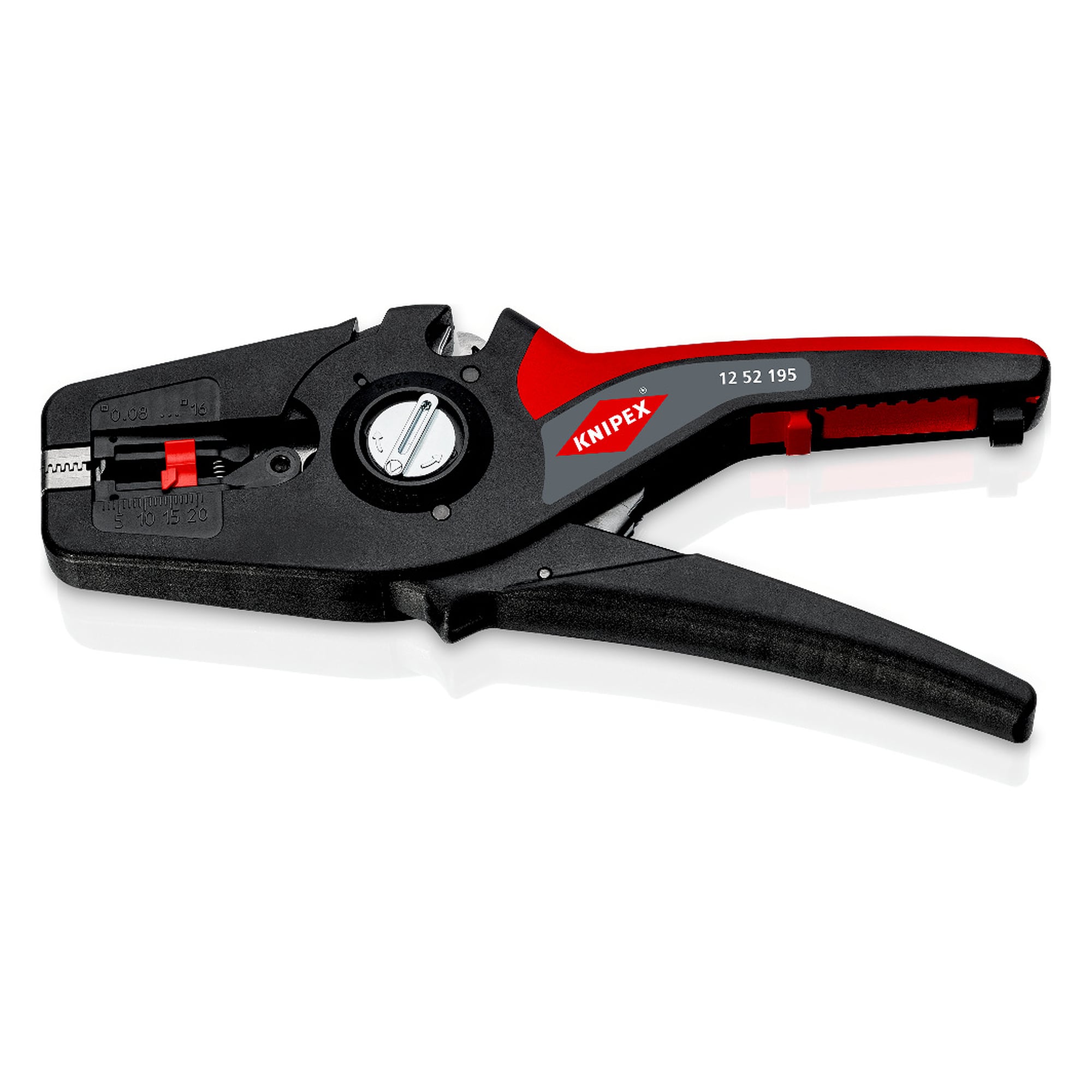 Pince à dénuder automatique PreciStrip16, 0,08 à 16 mm², avec coupe-câble et butée de longueur