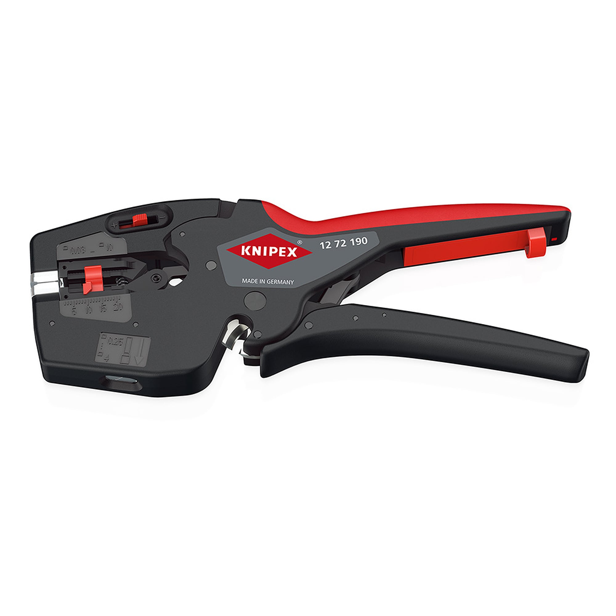 NexStrip outil multifonction pour électriciens, sertissage, dénudage et coupe, 190 mm