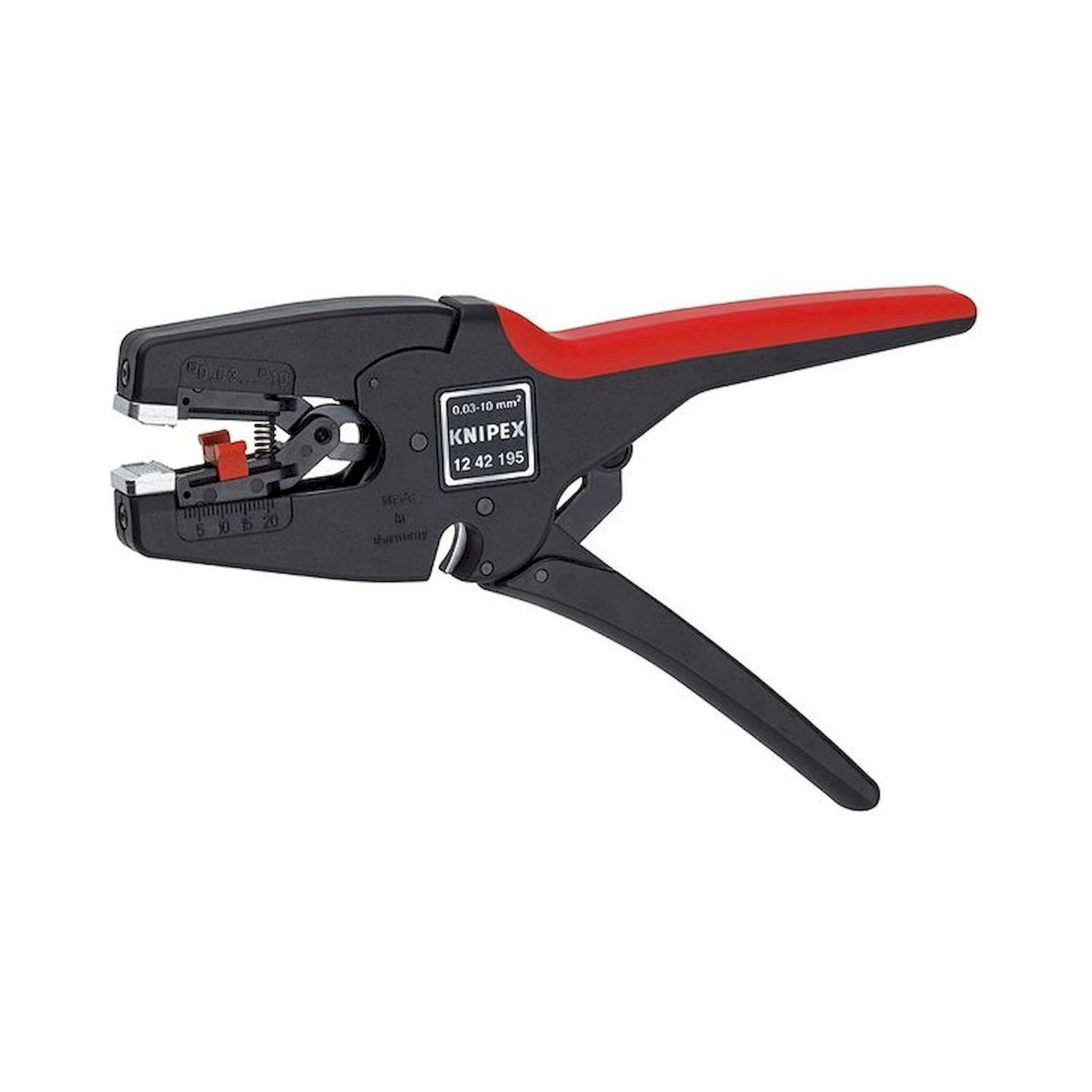 Knipex 12 42 195. MultiStrip 10, Automatische Abisolierzange, 0,03 - 10,0 mm², 195 mm