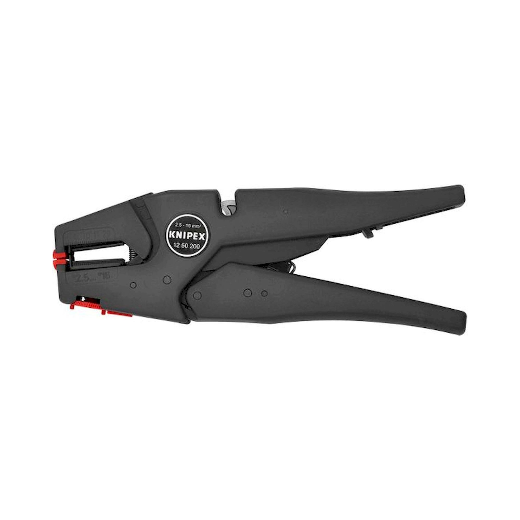 Knipex 12 50 200. Selbsteinstellende Abisolierzange, 2,5 - 16,0 mm², 200 mm
