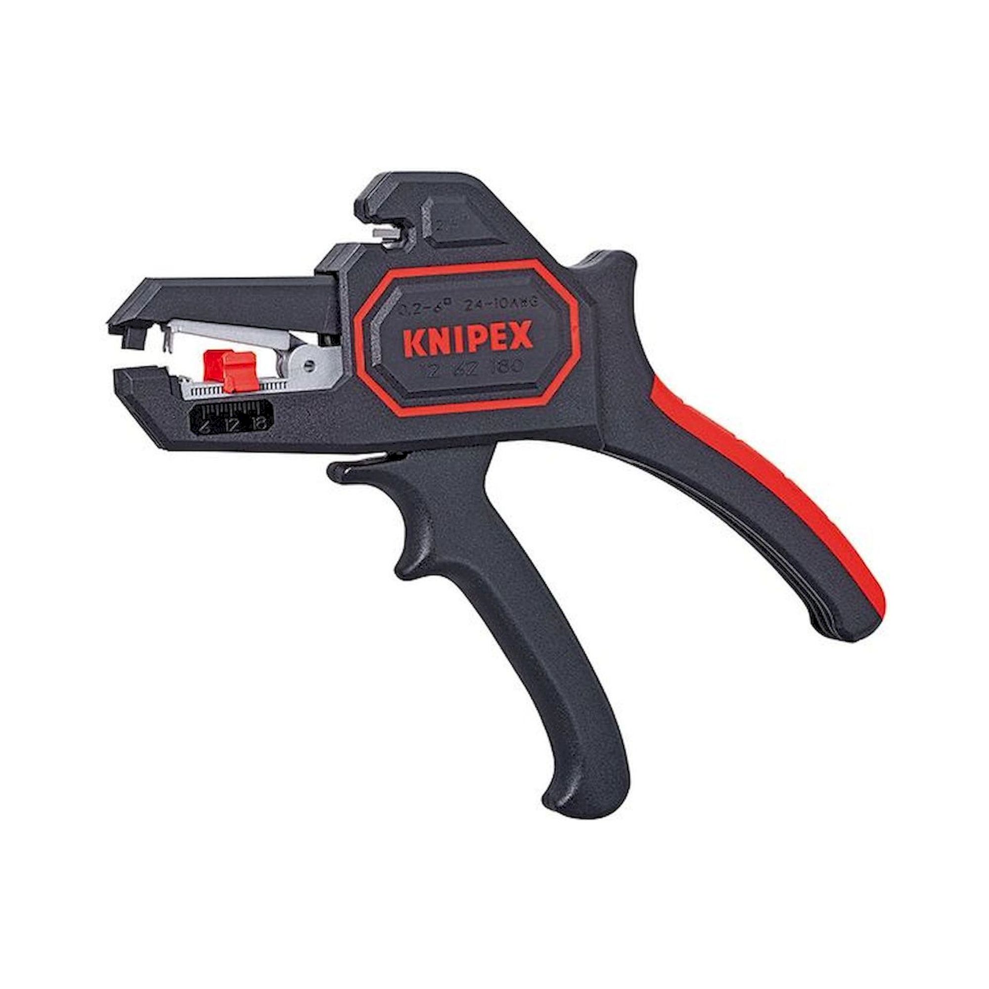 Knipex 12 62 180. Automatic wire  stripper, 0.2 - 6.0 mm2, 180 mm