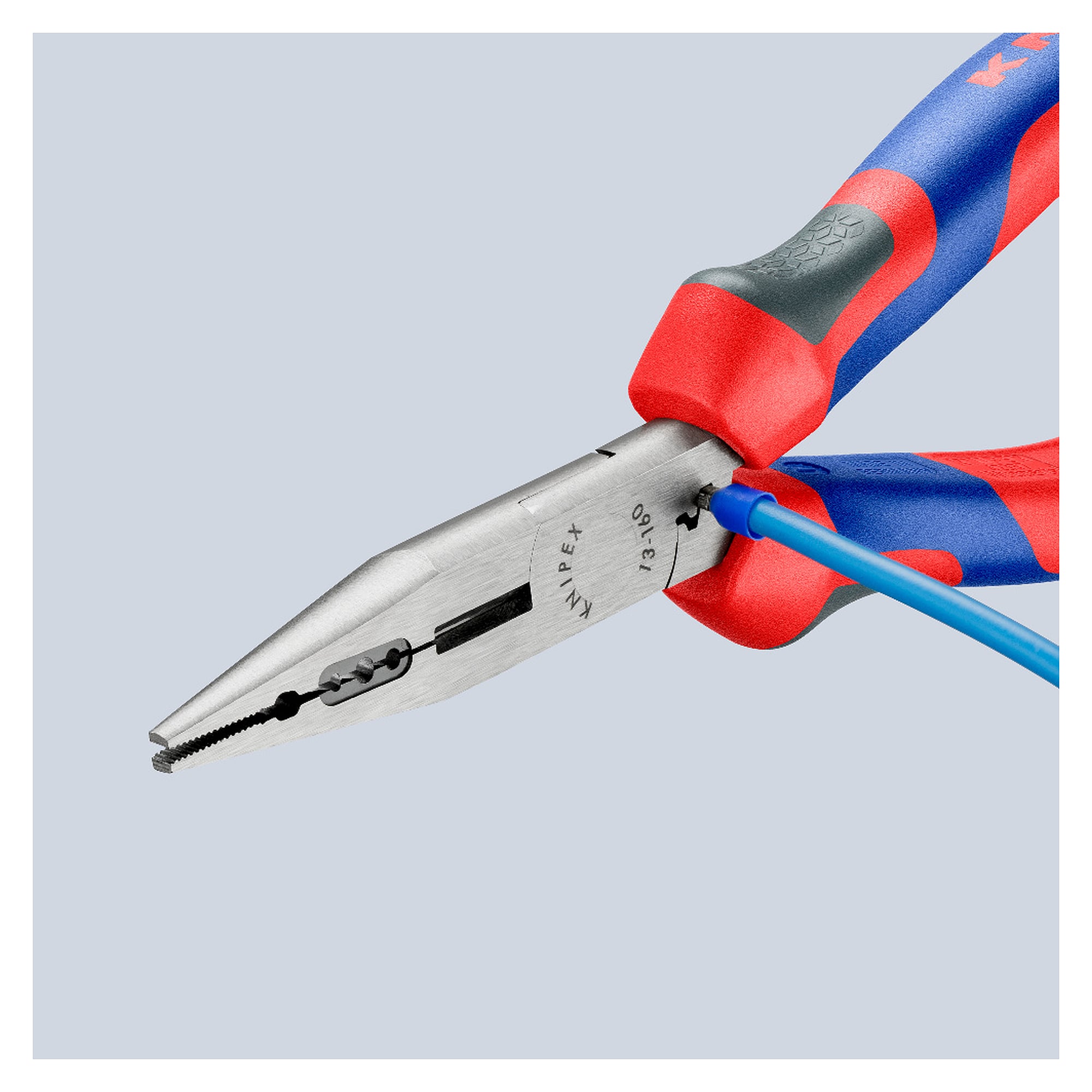 Verdrahtungszange 5 in 1 zum Schneiden, Abisolieren und Crimpen, 0,5 bis 2,5 mm², 160 mm