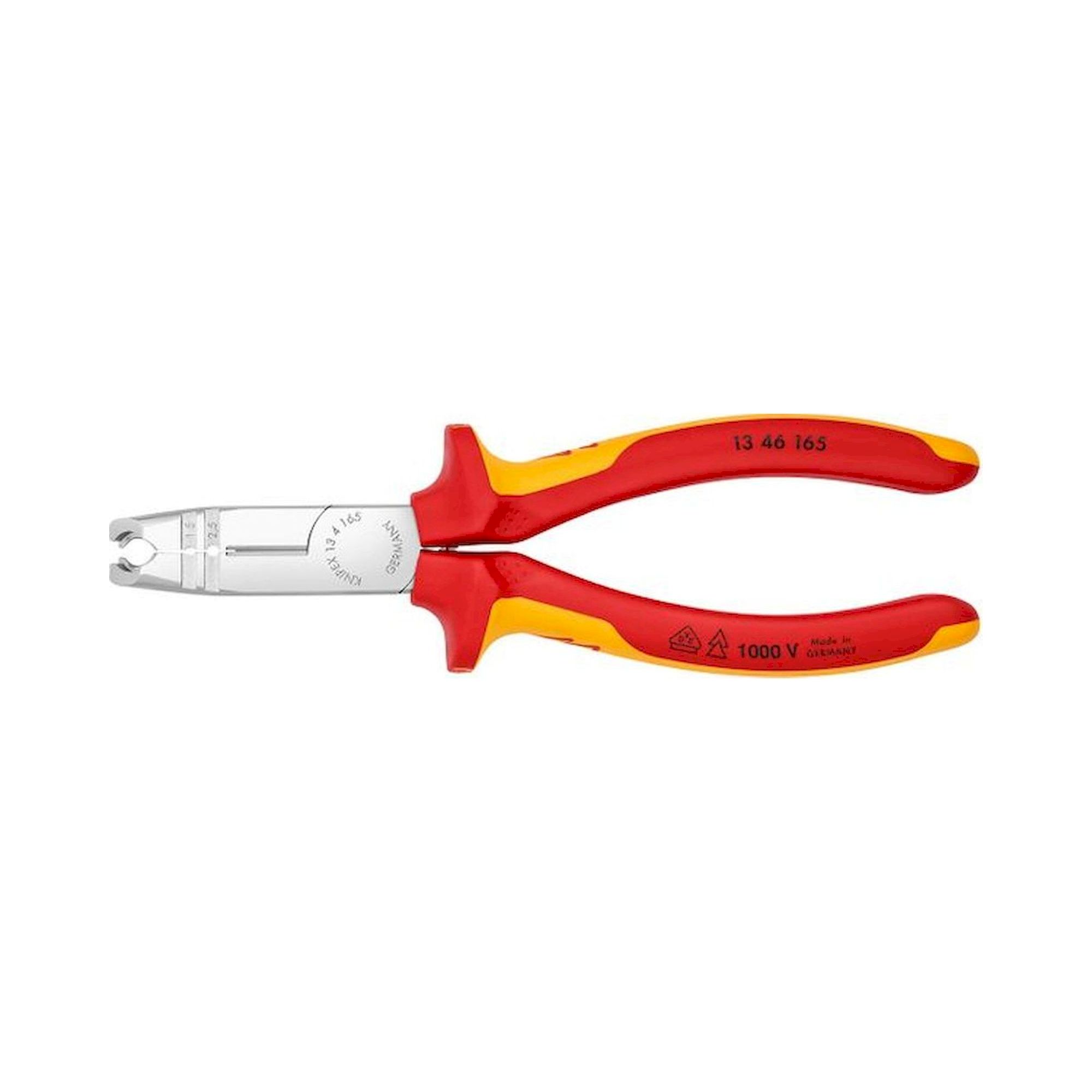 Knipex 13 46 165. Pince à dénuder, chromée, isolée 165 mm