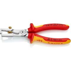 Knipex 13 66 180. StriX wire  strippers with cable cutter, chrome-plated, insulated, 180 mm