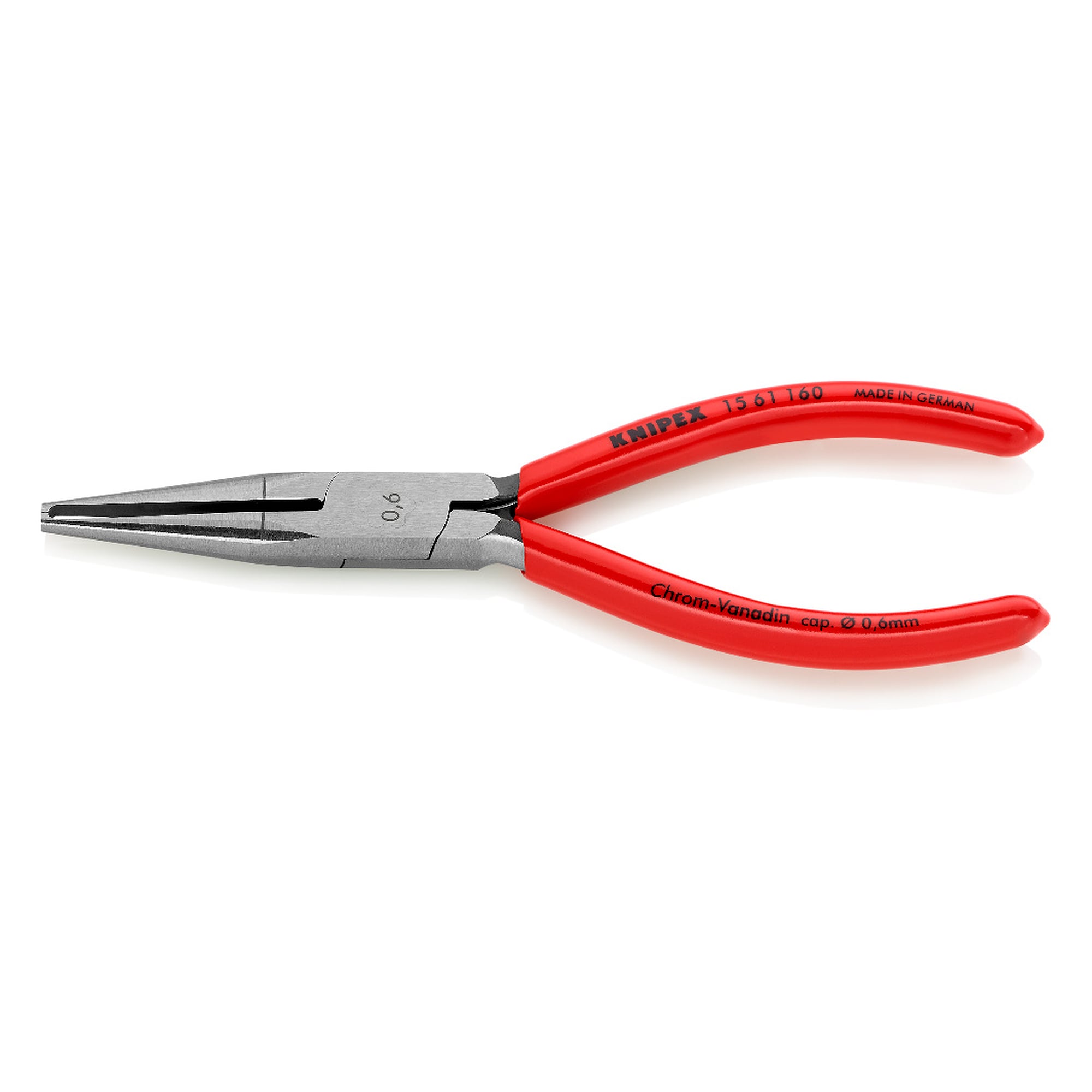 Insulation stripper with fixed prism for 0.6 mm wire, 160 mm