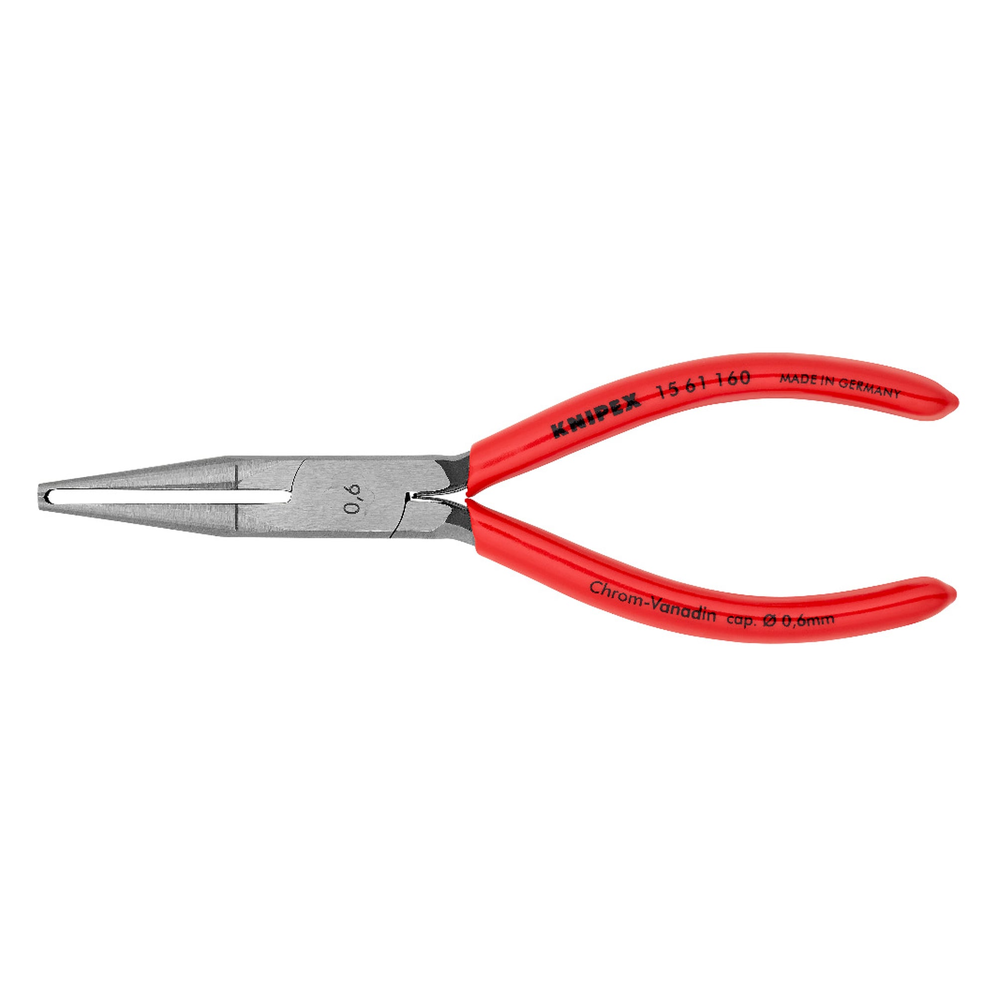Insulation stripper with fixed prism for 0.6 mm wire, 160 mm
