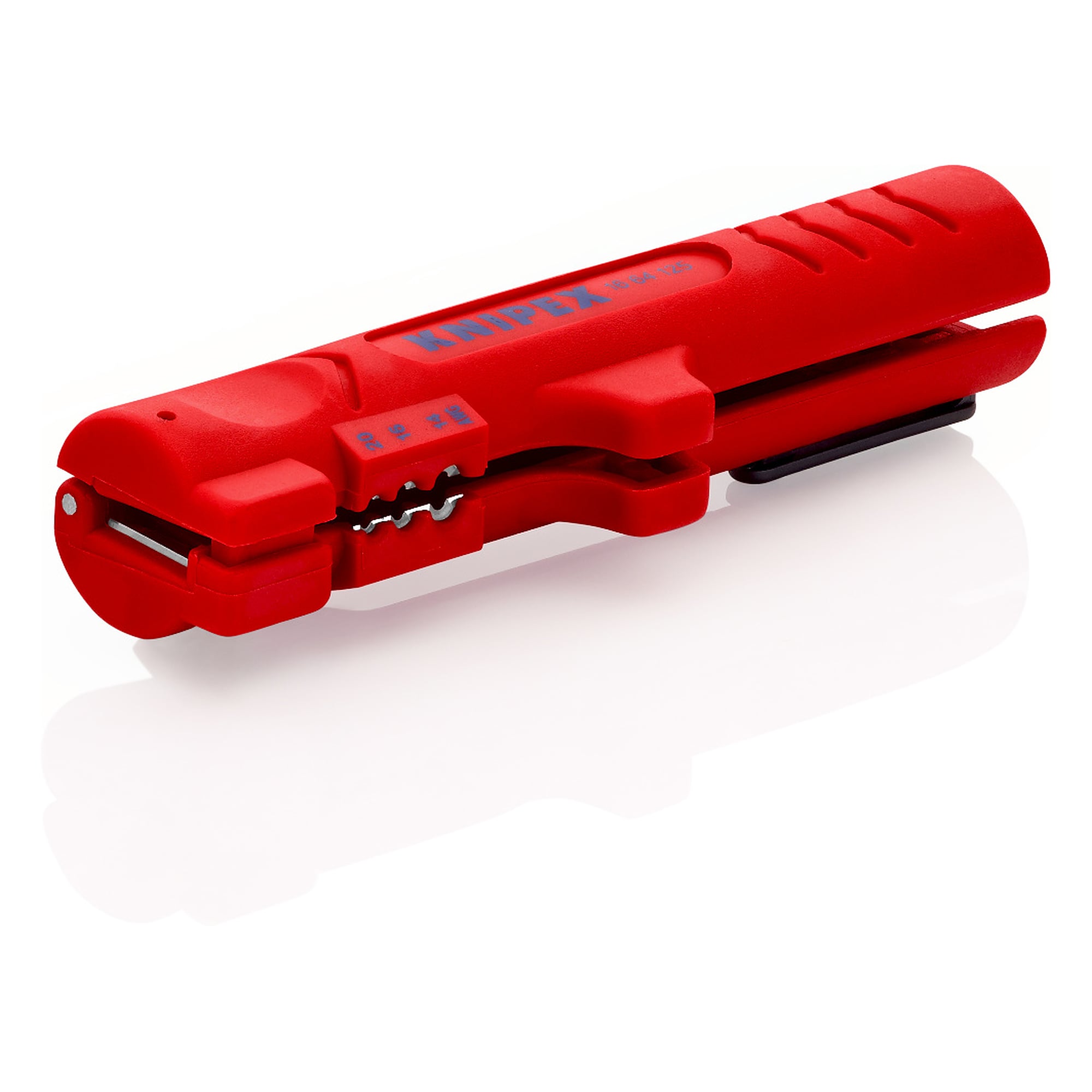 Stripping tool for flat cable up to 12 mm and round cable 4 - 13 mm dia., 125 mm