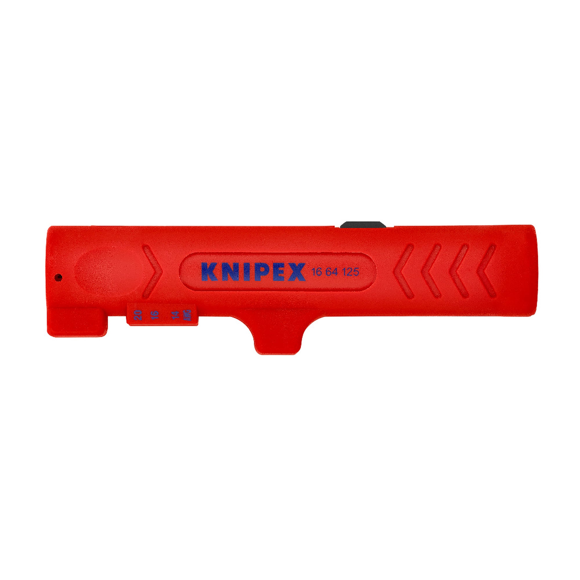 Stripping tool for flat cable up to 12 mm and round cable 4 - 13 mm dia., 125 mm