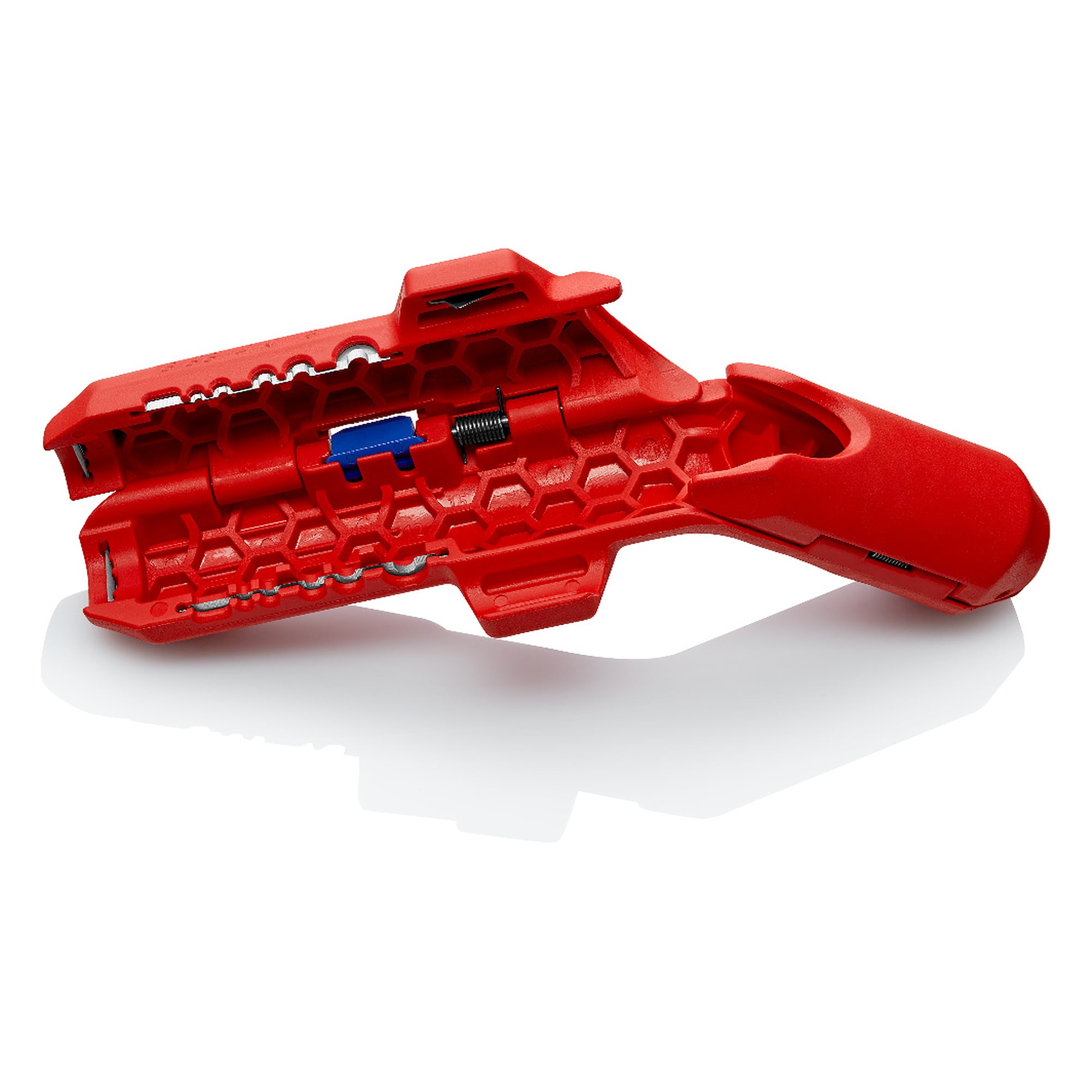 ErgoStrip universal stripping tool for right-handed use, round, data and coax cables, 135 mm