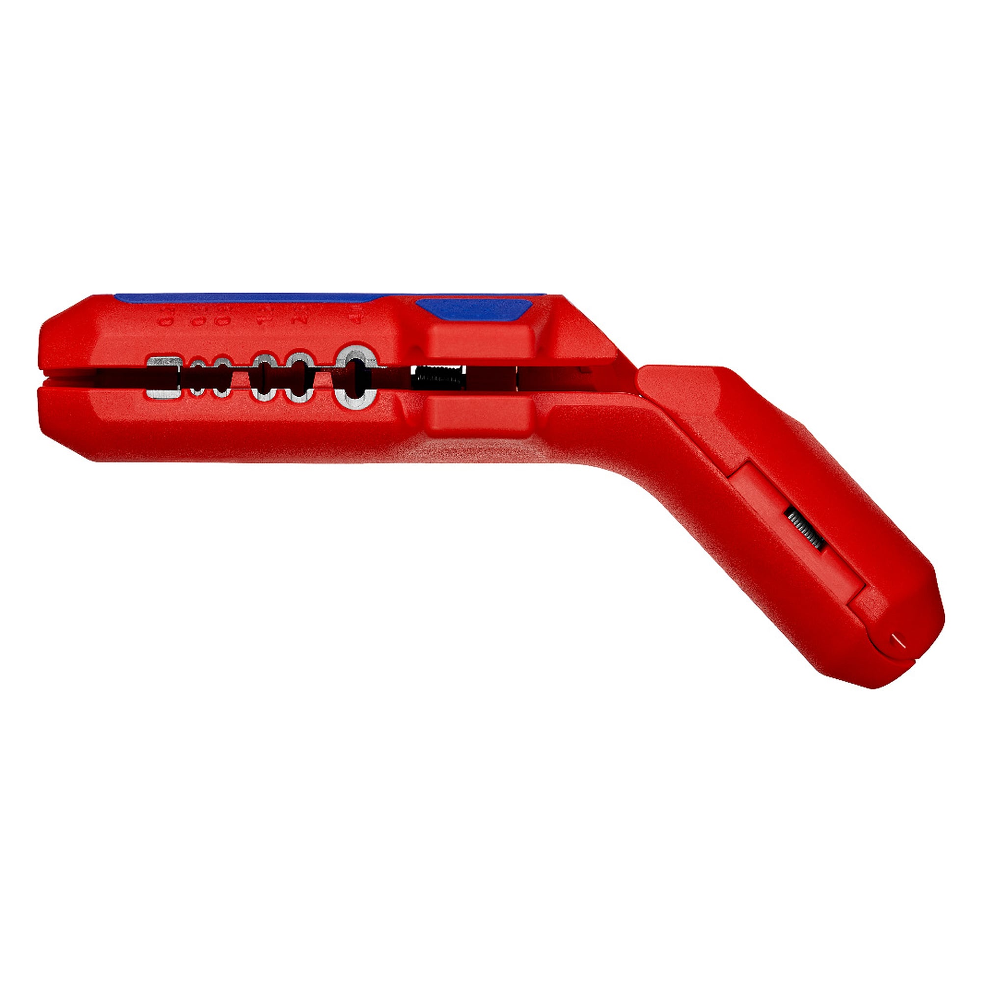 ErgoStrip universal stripping tool for right-handed use, round, data and coax cables, 135 mm