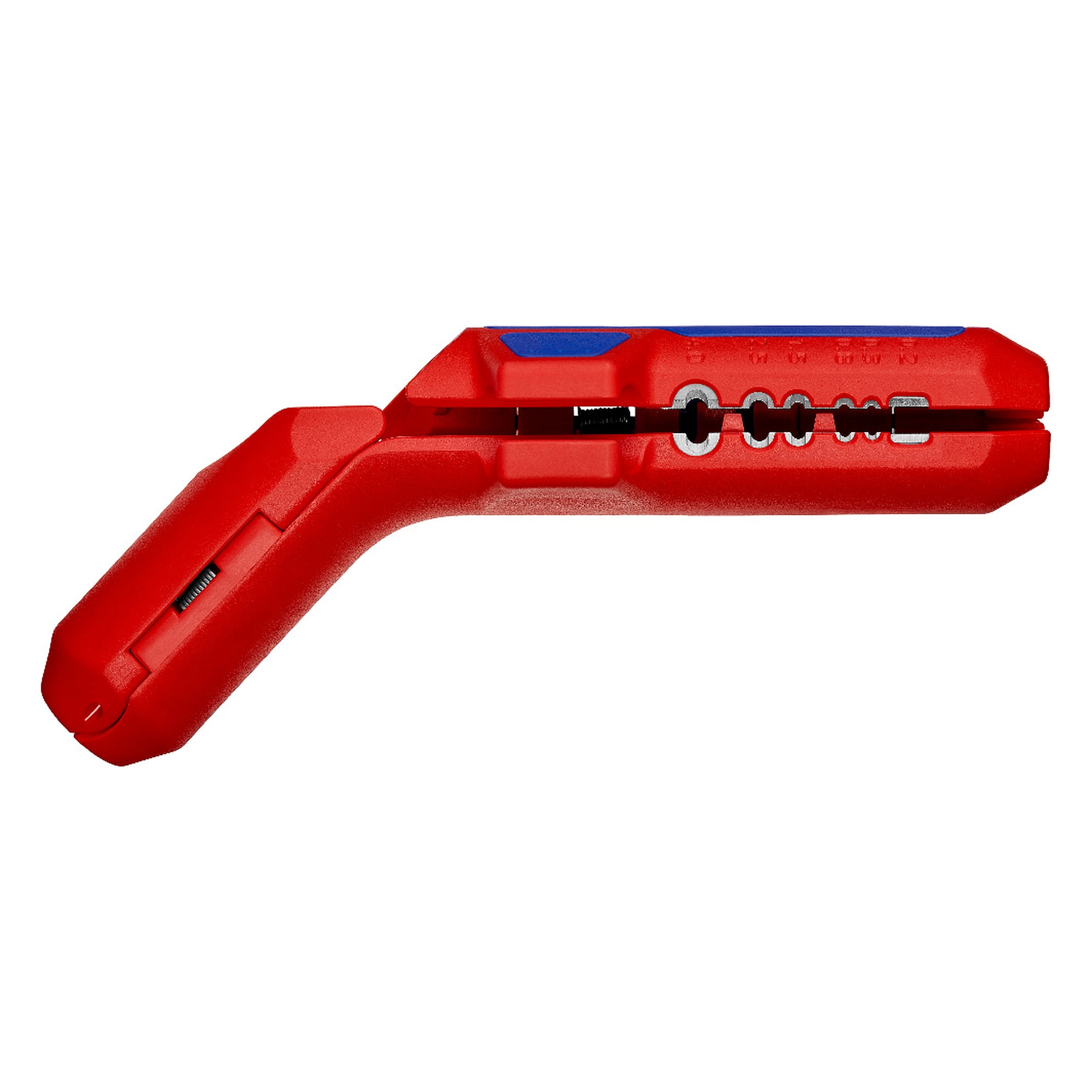 ErgoStrip universal stripping tool for left-handers, round, data and coax cable, 135 mm