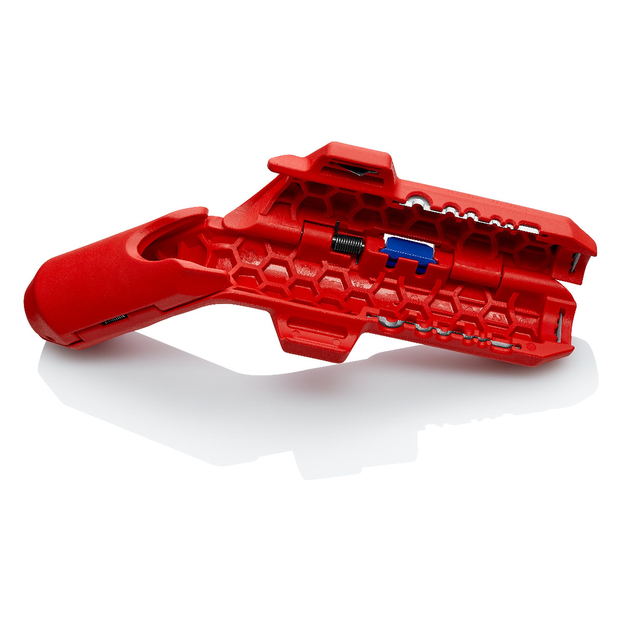 ErgoStrip universal stripping tool for left-handers, round, data and coax cable, 135 mm