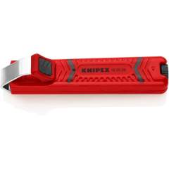 Knipex 16 20 28 SB. Dismantling tool with drag blade 8.0 - 28.0 mm, impact-resistant plastic housing, 130 mm, sales packaging