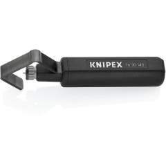 Knipex 16 30 145 SB. Stripping tool for spiral cutting, impact-resistant plastic housing, 150 mm, sales packaging