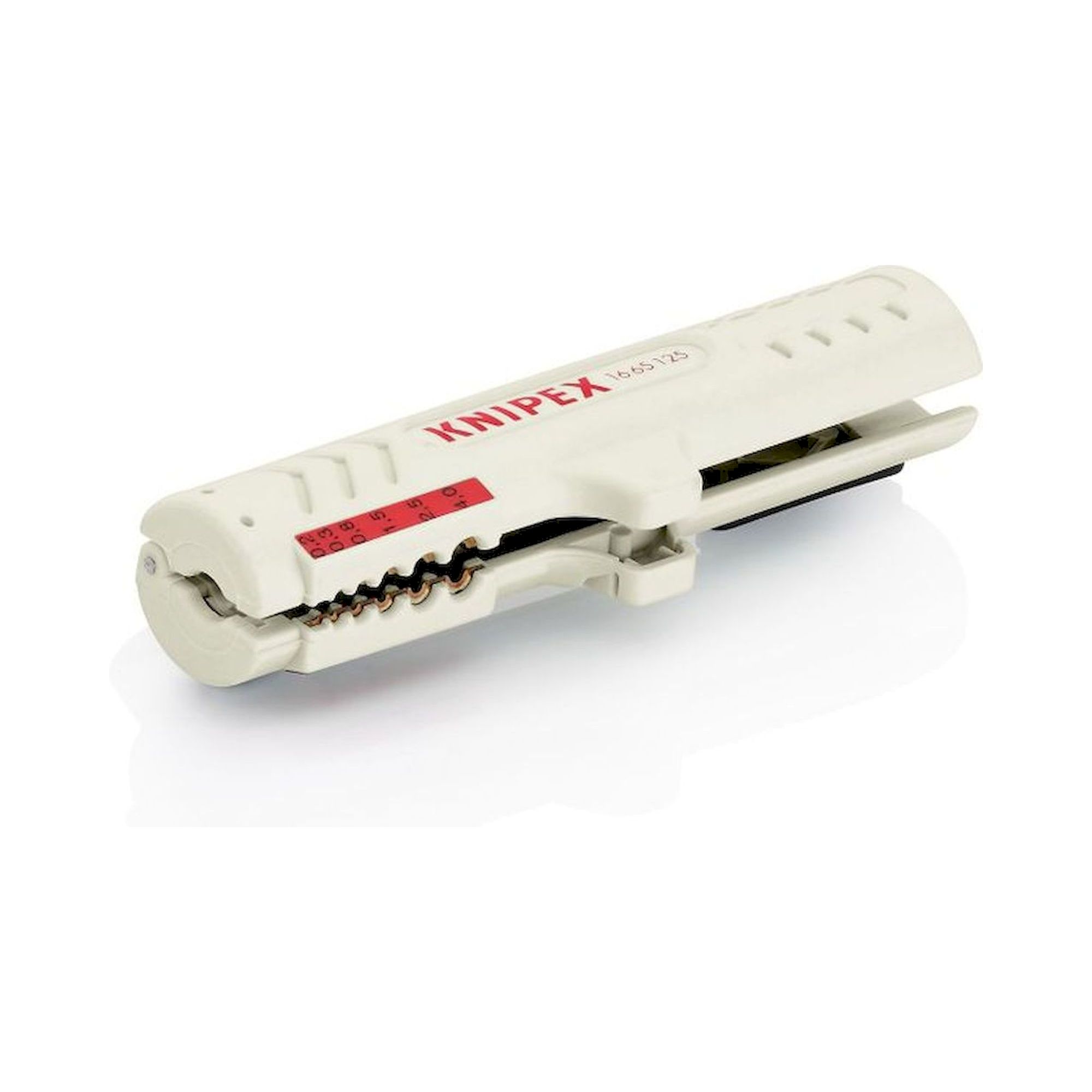 Knipex 16 65 125 SB. Outil de dénudage pour câbles de données, 125 mm, emballage SB