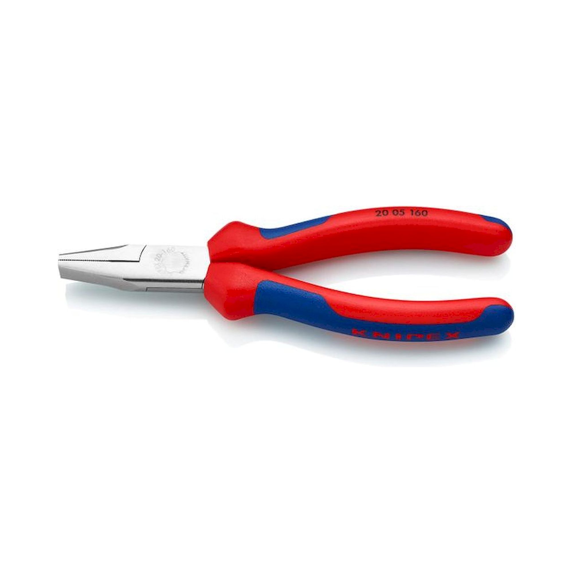 Knipex 20 05 160. Flachzange, verchromt, 160 mm