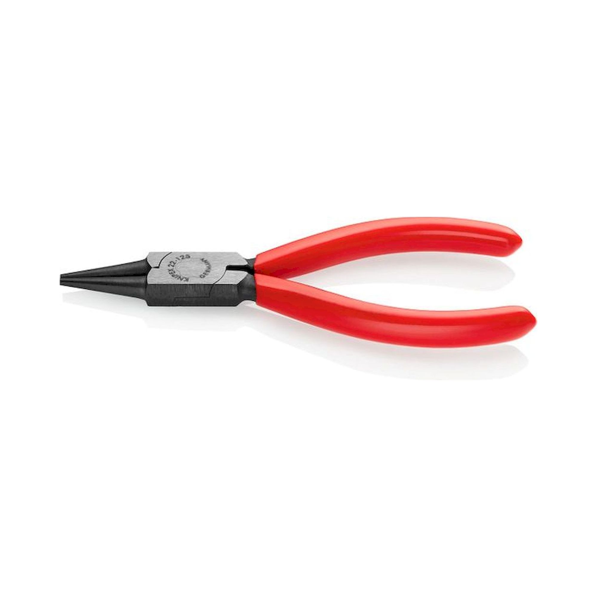 Knipex 22 01 125. Ro with nose pliers, black atramentized, 125 mm