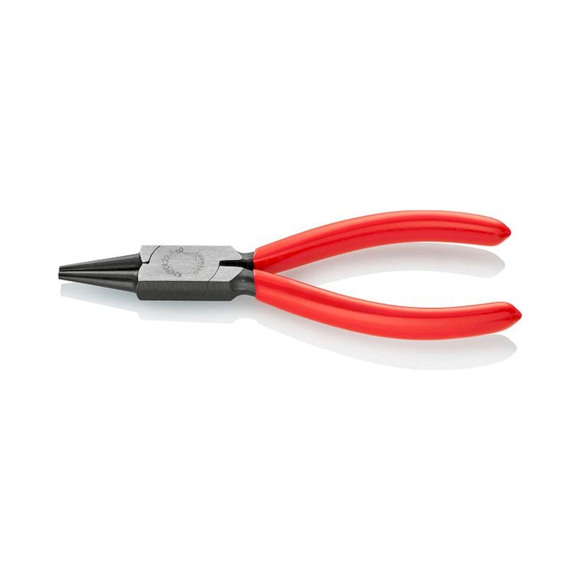 Knipex 22 01 140. Ro with nose pliers, black atramentized, 140 mm