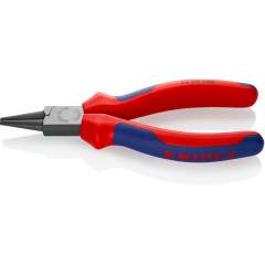 Knipex 22 02 140. Ro with nose pliers, black atramentized, 140 mm