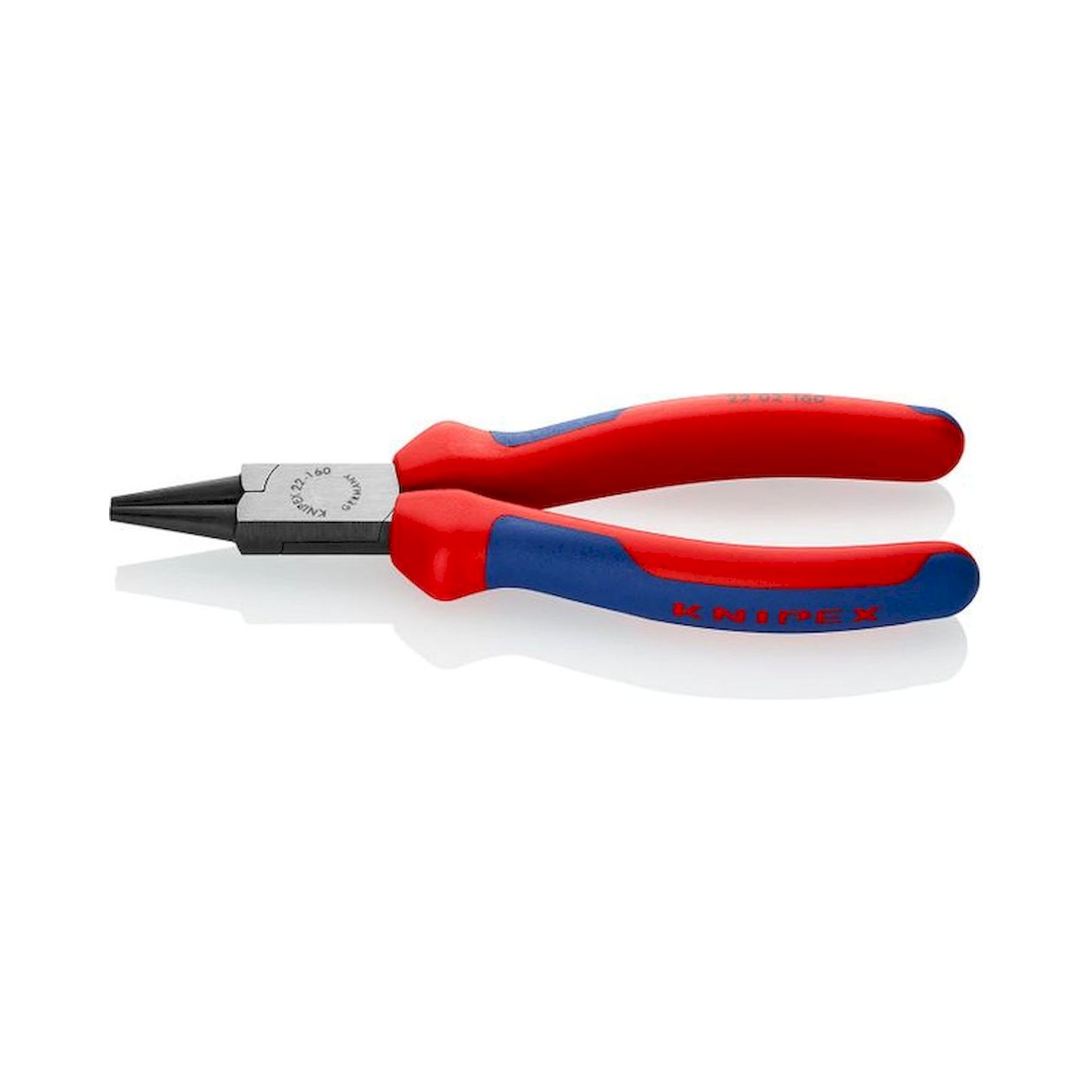 Knipex 22 02 160. Pince ronde, atramentée noir